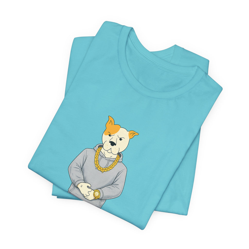 Sneakydog Inc. Grey Hoodie — Vintage Short Sleeve T-Shirt