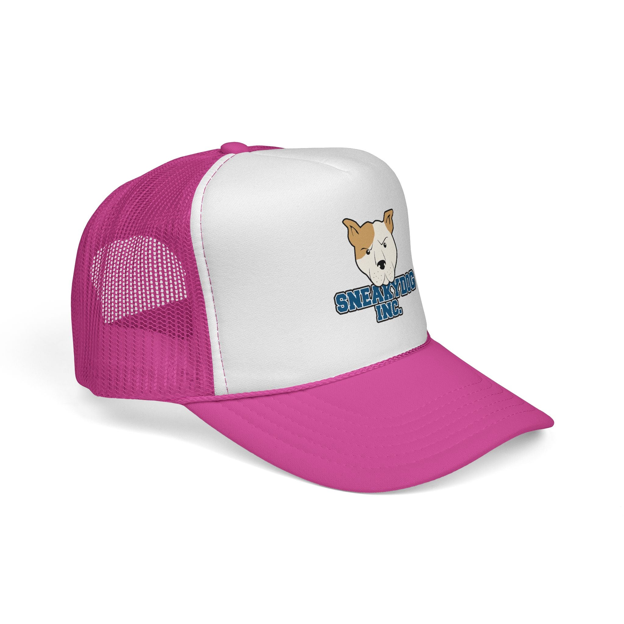 Sneakydog Inc. Trucker Cap — Retro Mesh Hat with Sneakydog Logo
