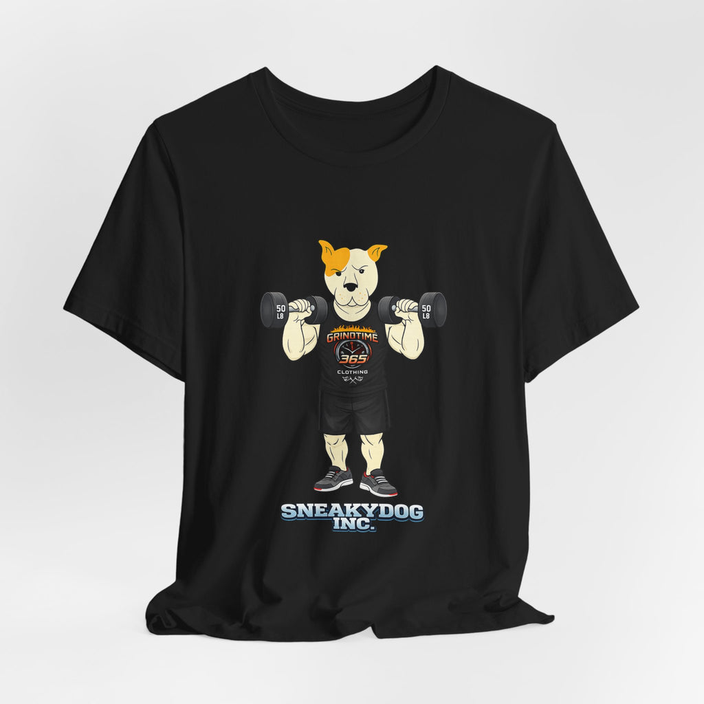 Sneakydog Inc. Workout Black GT365 Graphic — Vintage Short Sleeve T-Shirt