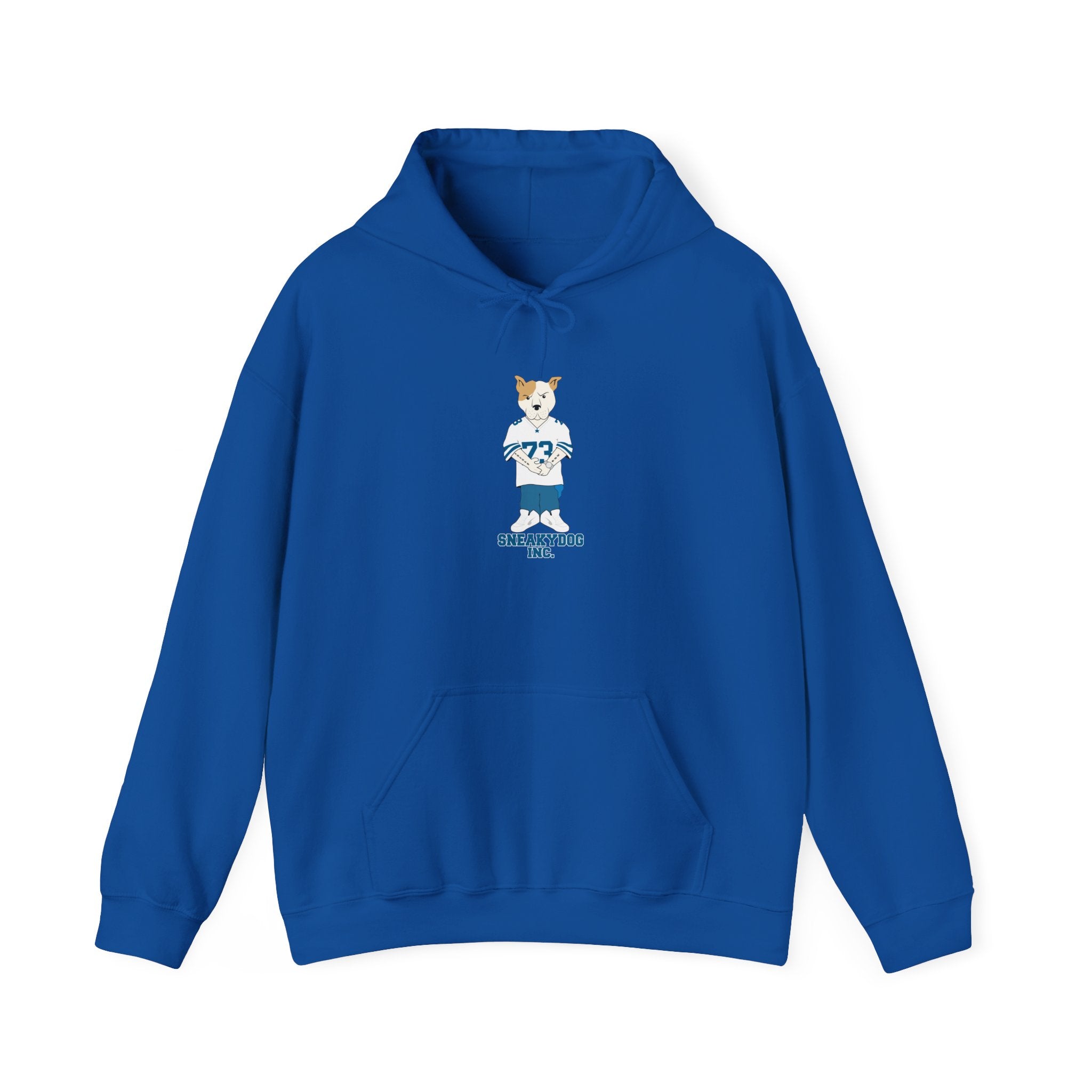 Sneakydog Inc. Football Jersey Graphic - Corgi Crew Hoodie