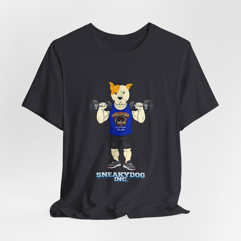 Sneakydog Inc. Workout Blue GT365 Graphic — Vintage Short Sleeve T-Shirt