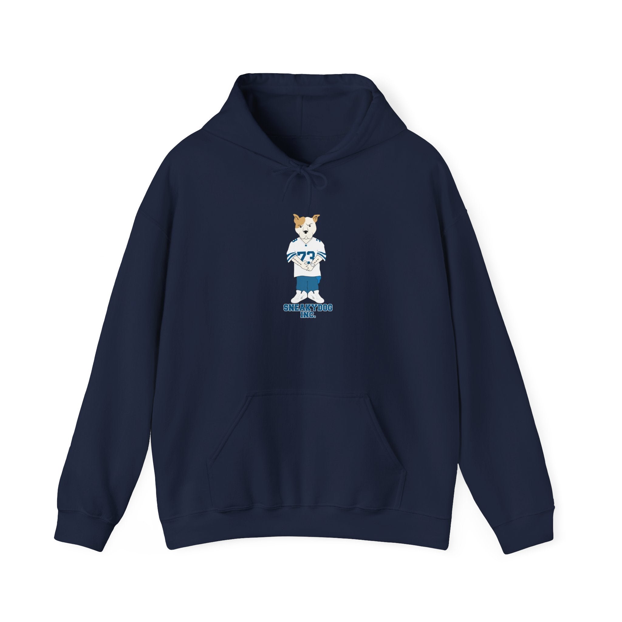 Sneakydog Inc. Football Jersey Graphic - Corgi Crew Hoodie