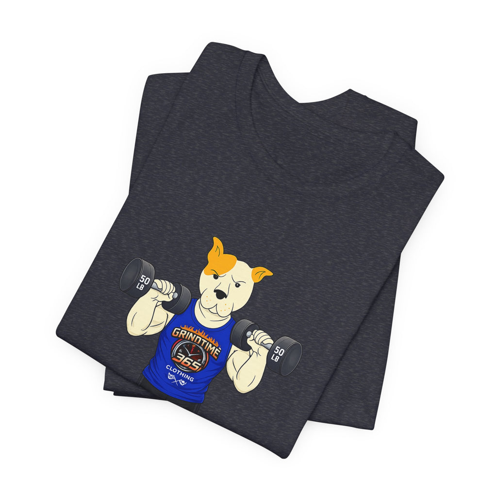 Sneakydog Inc. Workout Blue GT365 Graphic — Vintage Short Sleeve T-Shirt