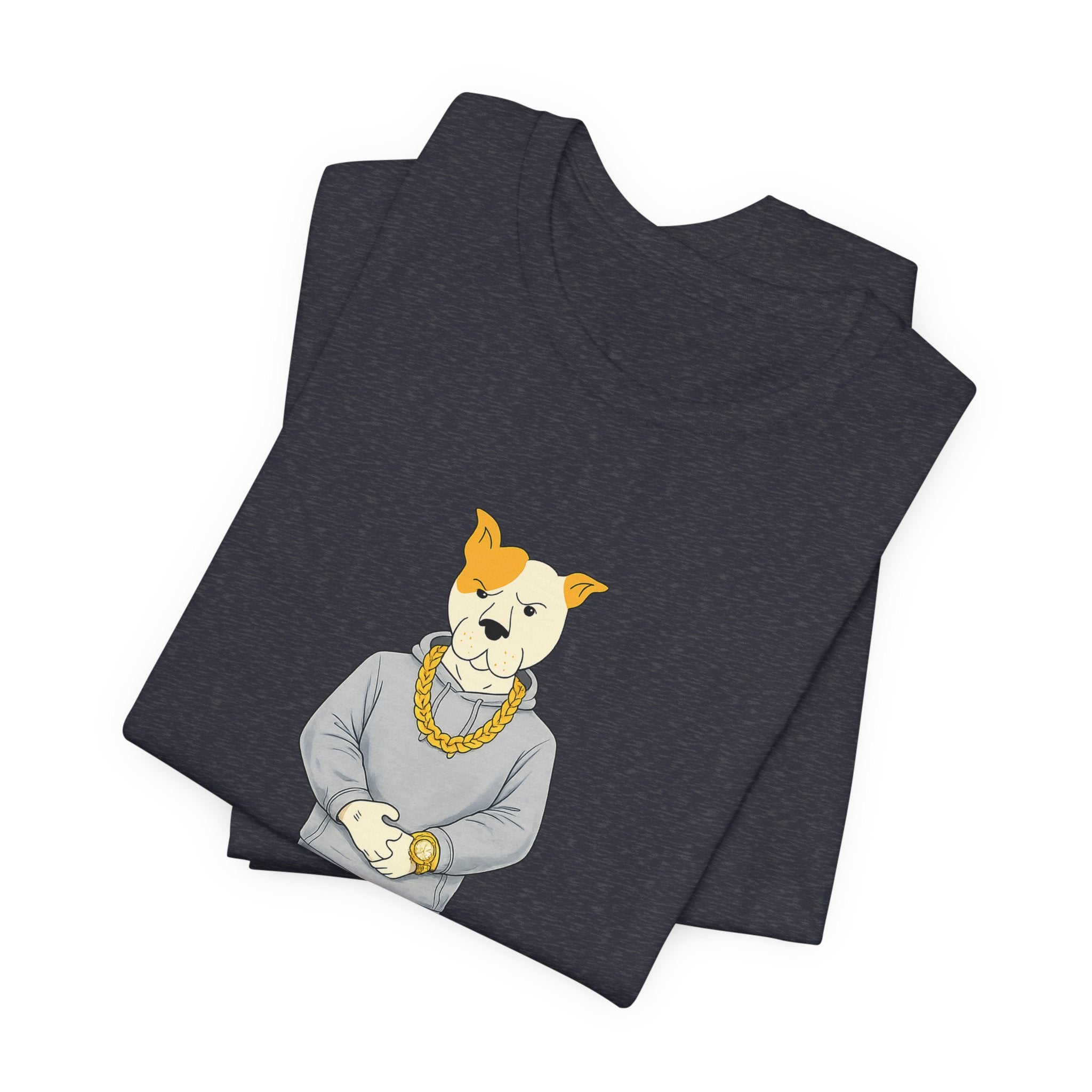 Sneakydog Inc. Grey Hoodie — Vintage Short Sleeve T-Shirt