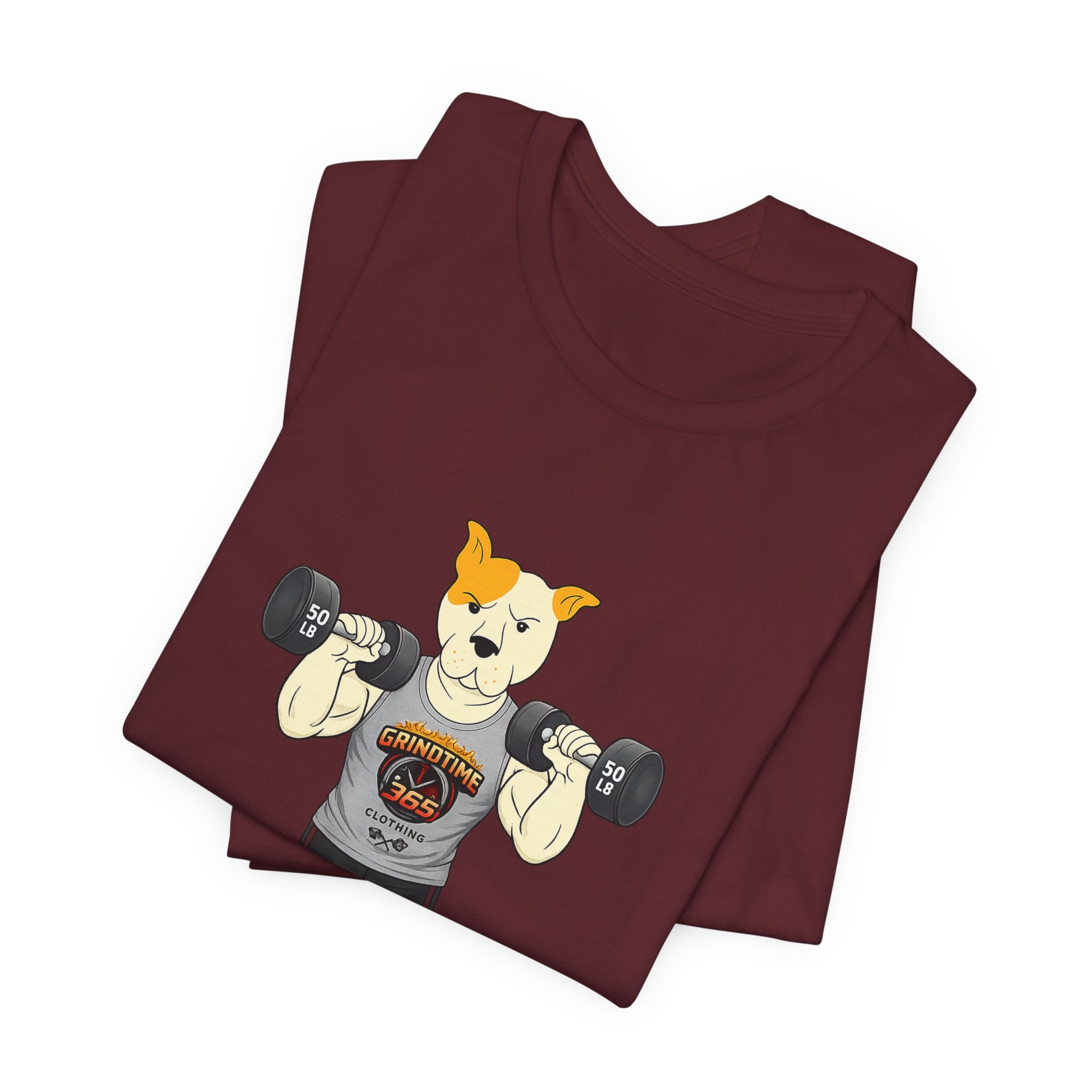 Sneakydog Inc. Workout Grey GT365 Graphic — Vintage Short Sleeve T-Shirt