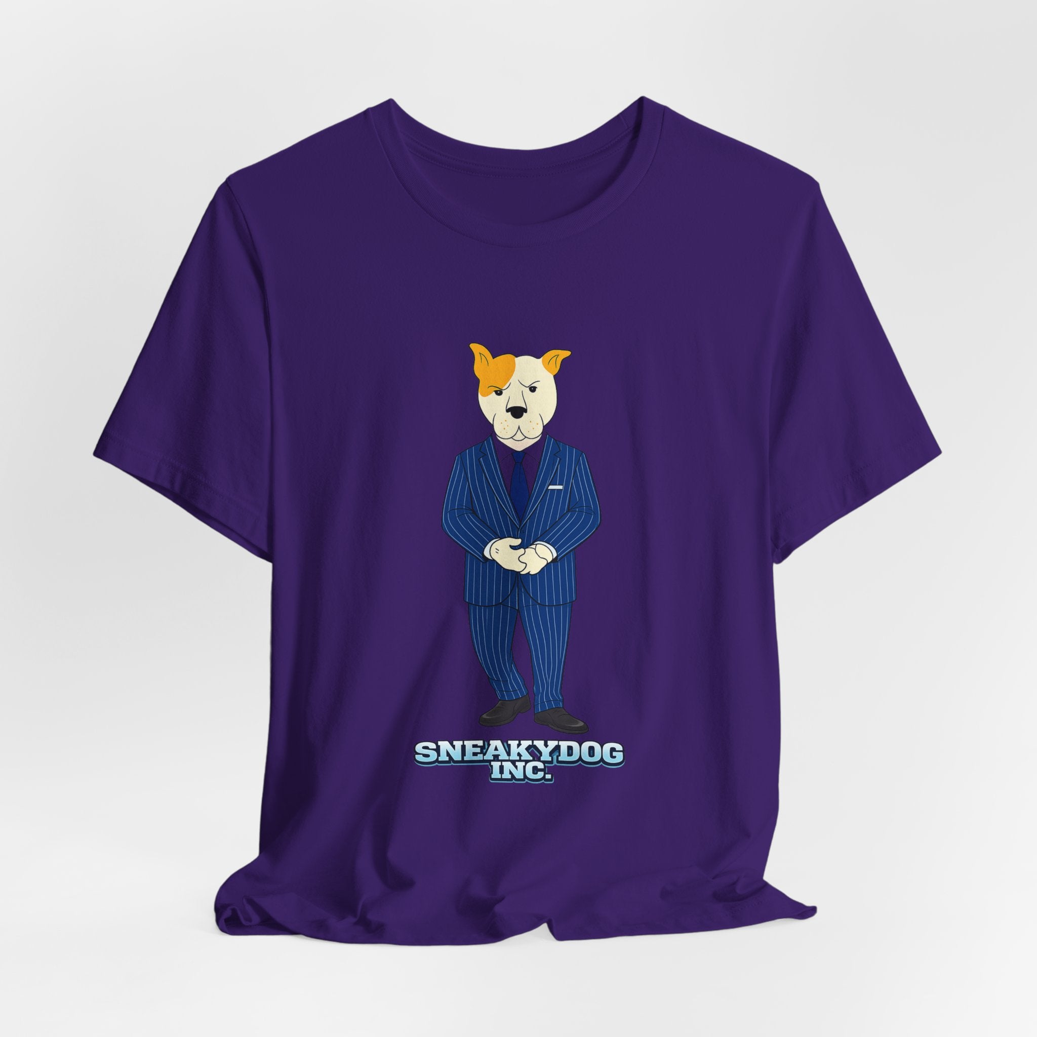 Sneakydog Inc. CEO Suit Graphic — Vintage Short Sleeve T-Shirt
