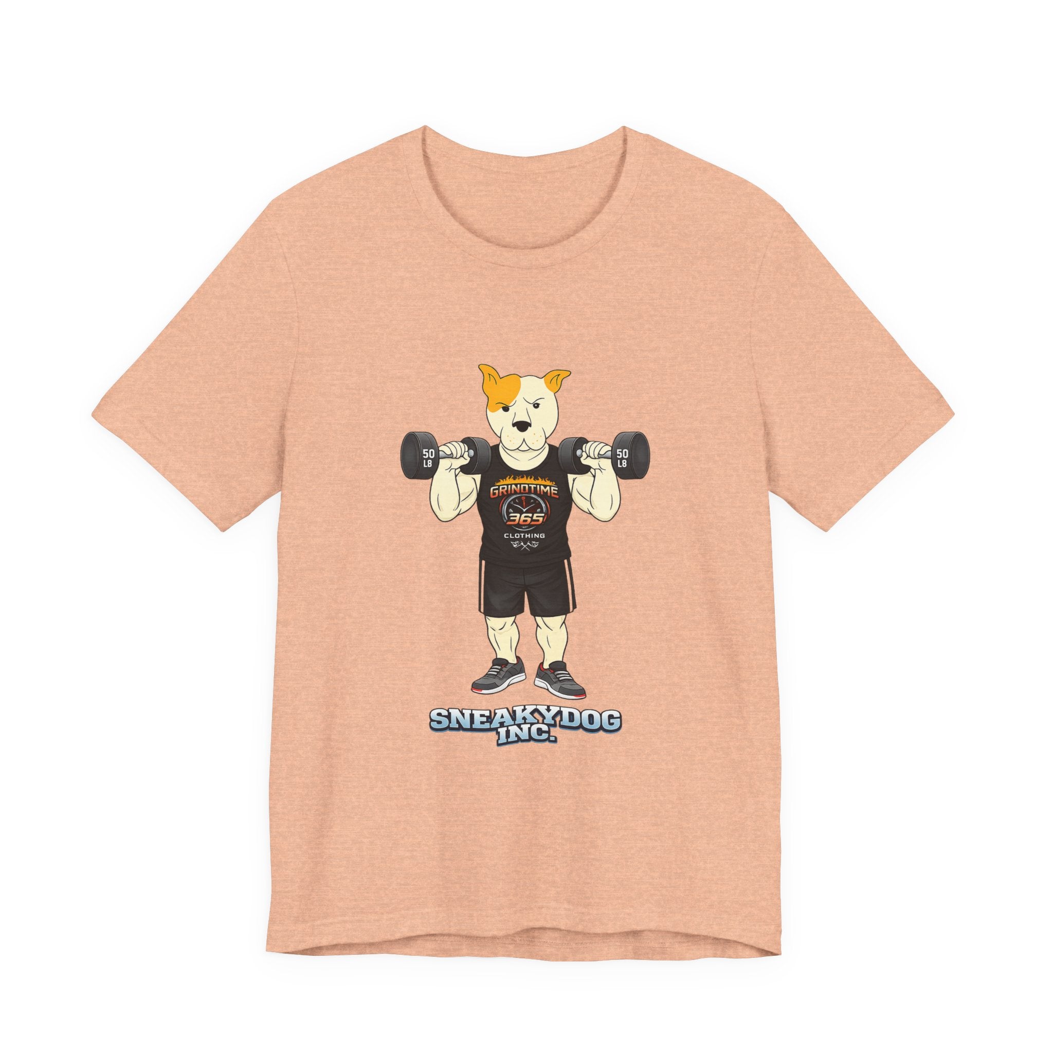 Sneakydog Inc. Workout Black GT365 Graphic — Vintage Short Sleeve T-Shirt