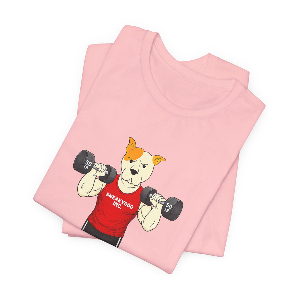 Sneakydog Inc. Workout Red Graphic — Vintage Short Sleeve T-Shirt