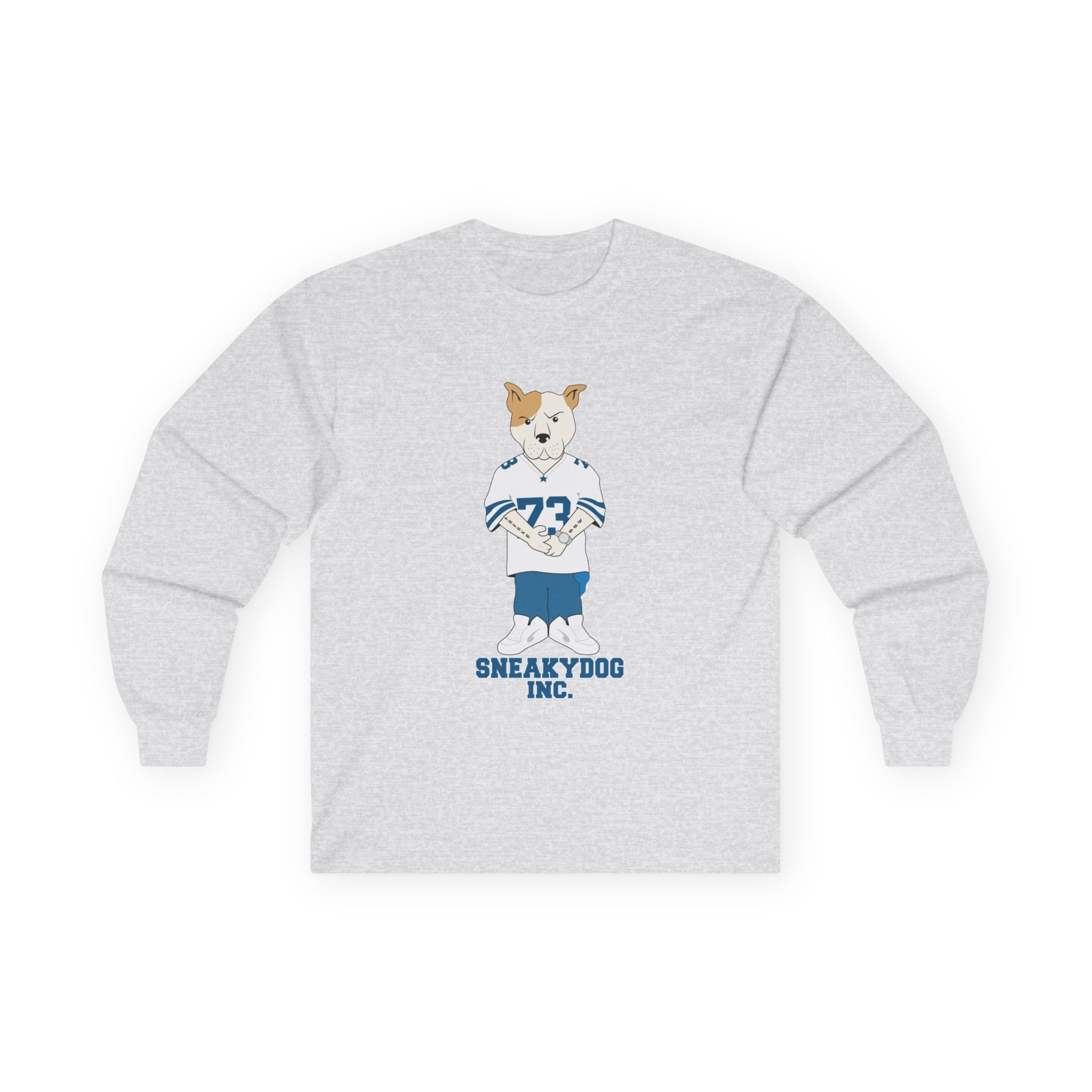 Sneakydog Inc. Football Jersey Graphic - Long Sleeve Tee
