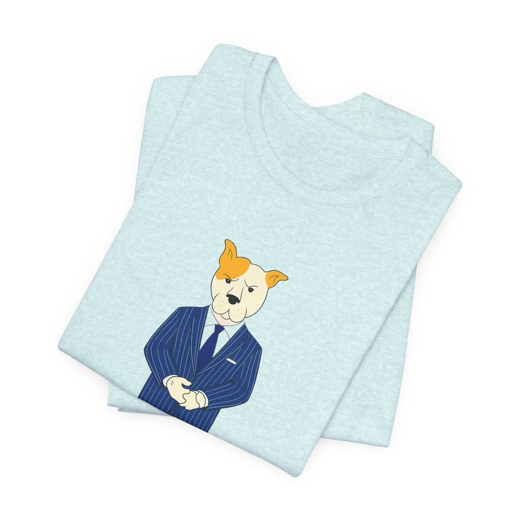 Sneakydog Inc. CEO Suit Graphic — Vintage Short Sleeve T-Shirt