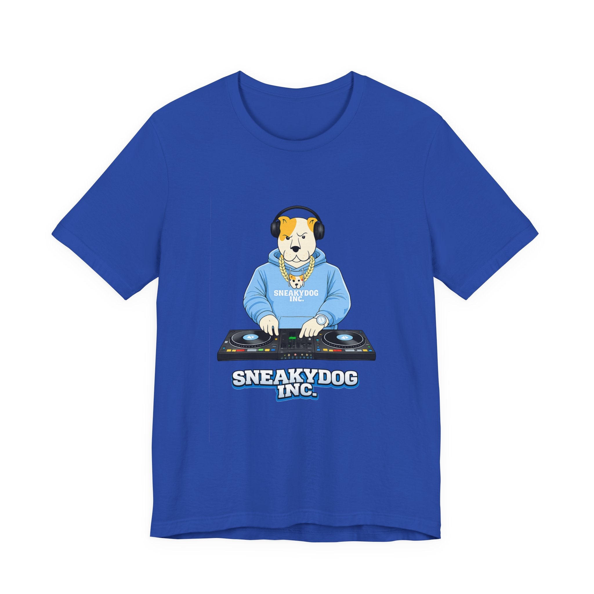 Sneakydog Inc. DJ Graphic — Vintage Short Sleeve T-Shirt