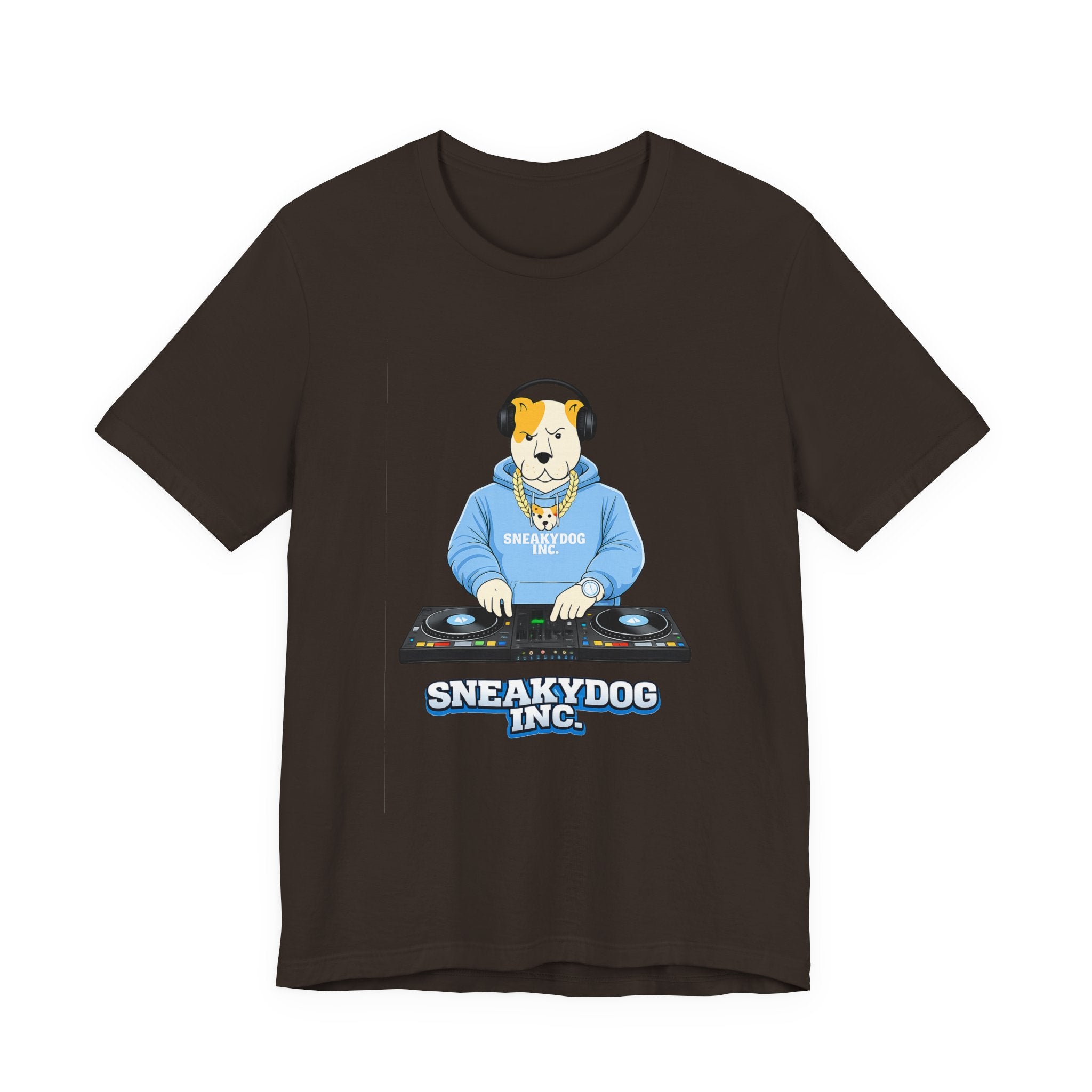 Sneakydog Inc. DJ Graphic — Vintage Short Sleeve T-Shirt