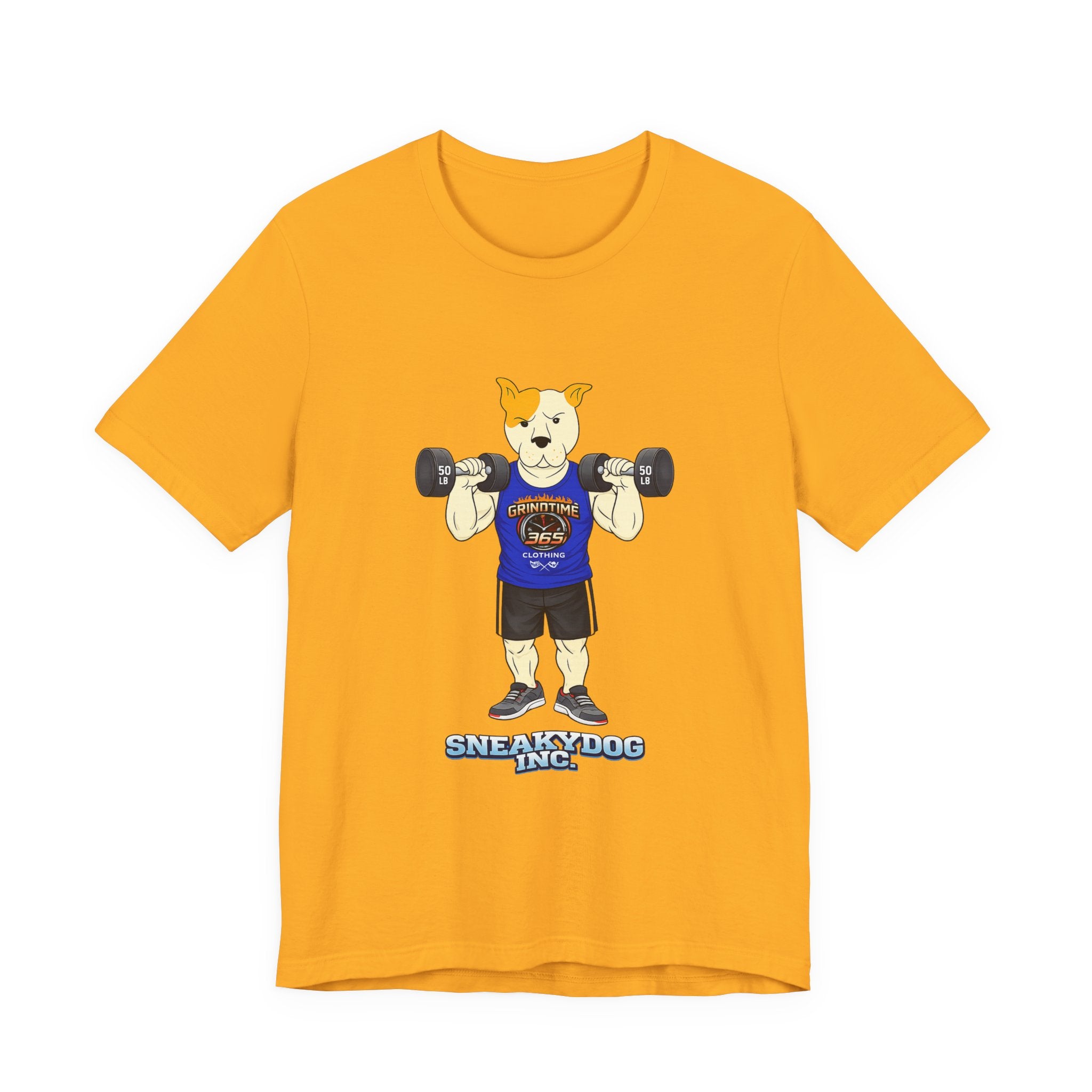 Sneakydog Inc. Workout Blue GT365 Graphic — Vintage Short Sleeve T-Shirt