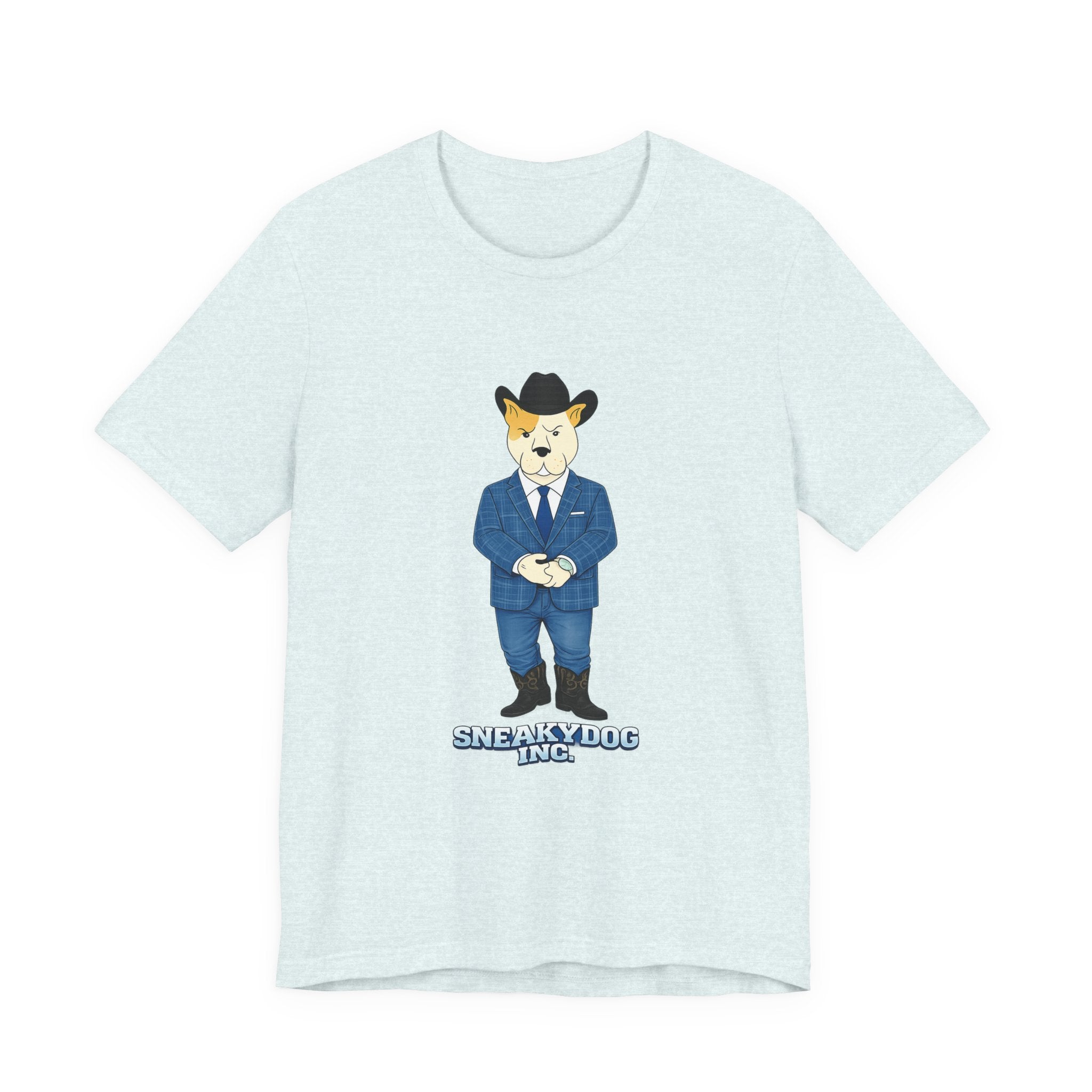 Sneakydog Inc. Cowboy Suit Graphic — Vintage Short Sleeve T-Shirt