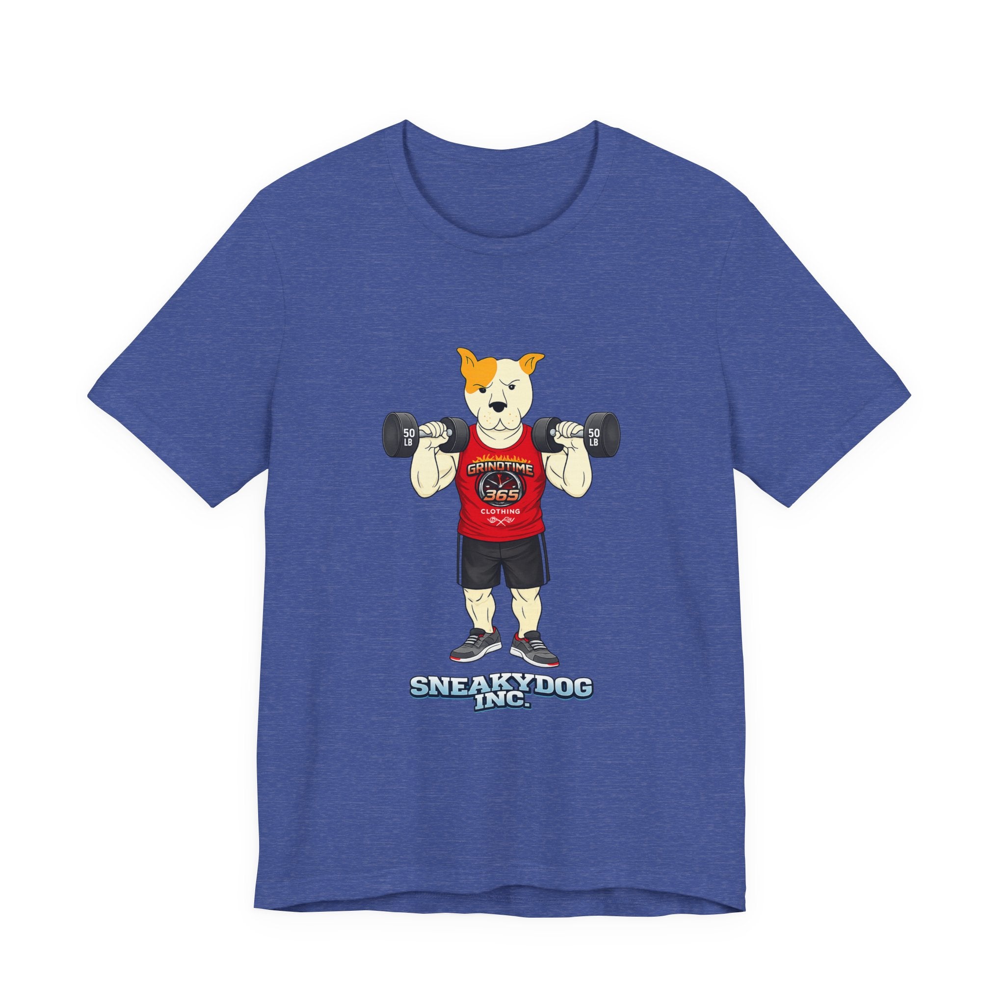 Sneakydog Inc. Workout Red GT365 Graphic — Vintage Short Sleeve T-Shirt
