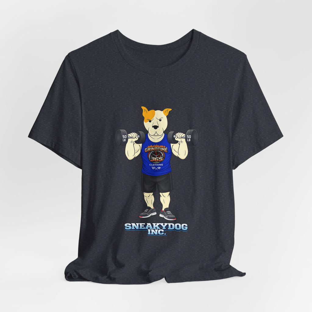 Sneakydog Inc. Workout Blue GT365 Graphic — Vintage Short Sleeve T-Shirt