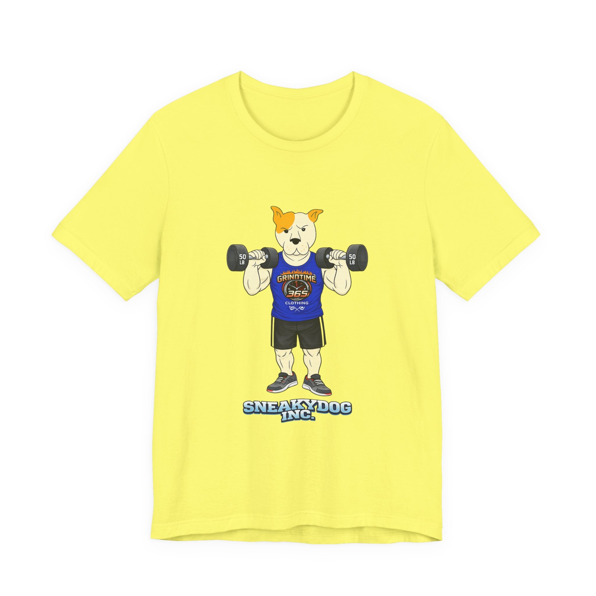 Sneakydog Inc. Workout Blue GT365 Graphic — Vintage Short Sleeve T-Shirt