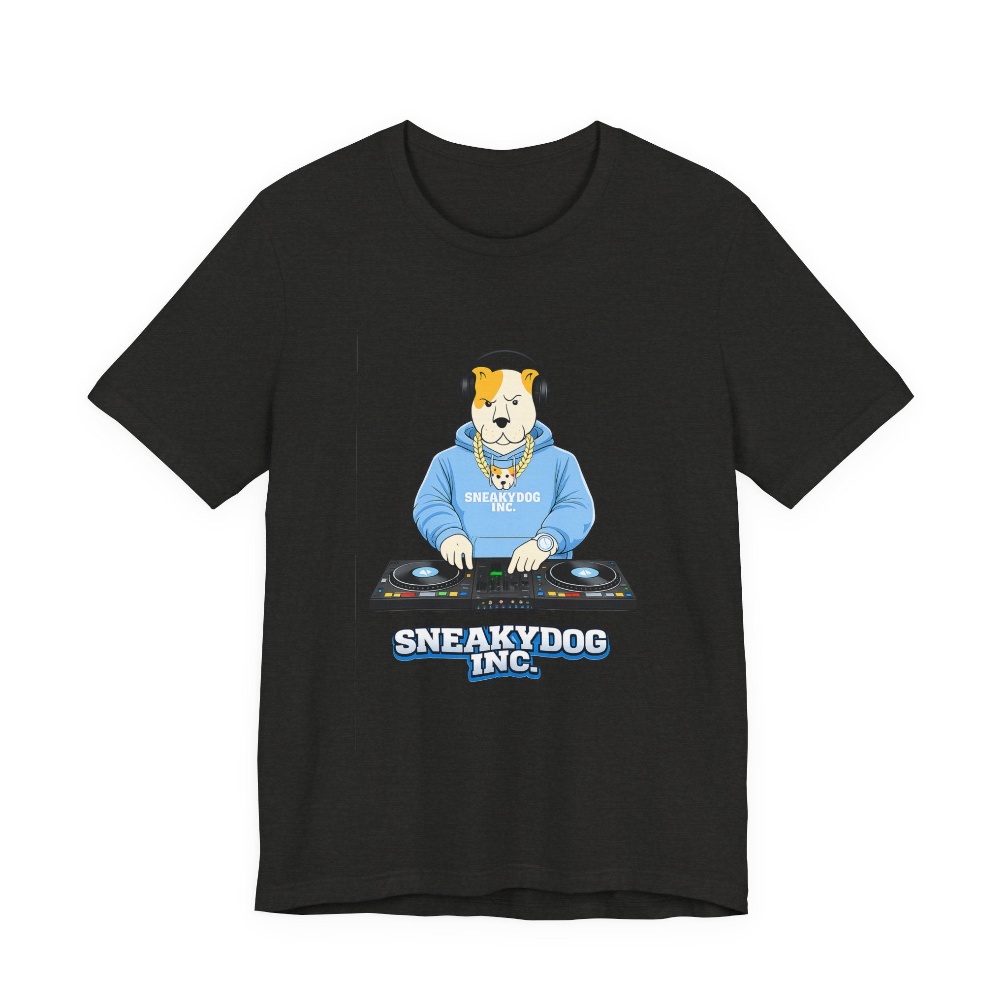 Sneakydog Inc. DJ Graphic — Vintage Short Sleeve T-Shirt