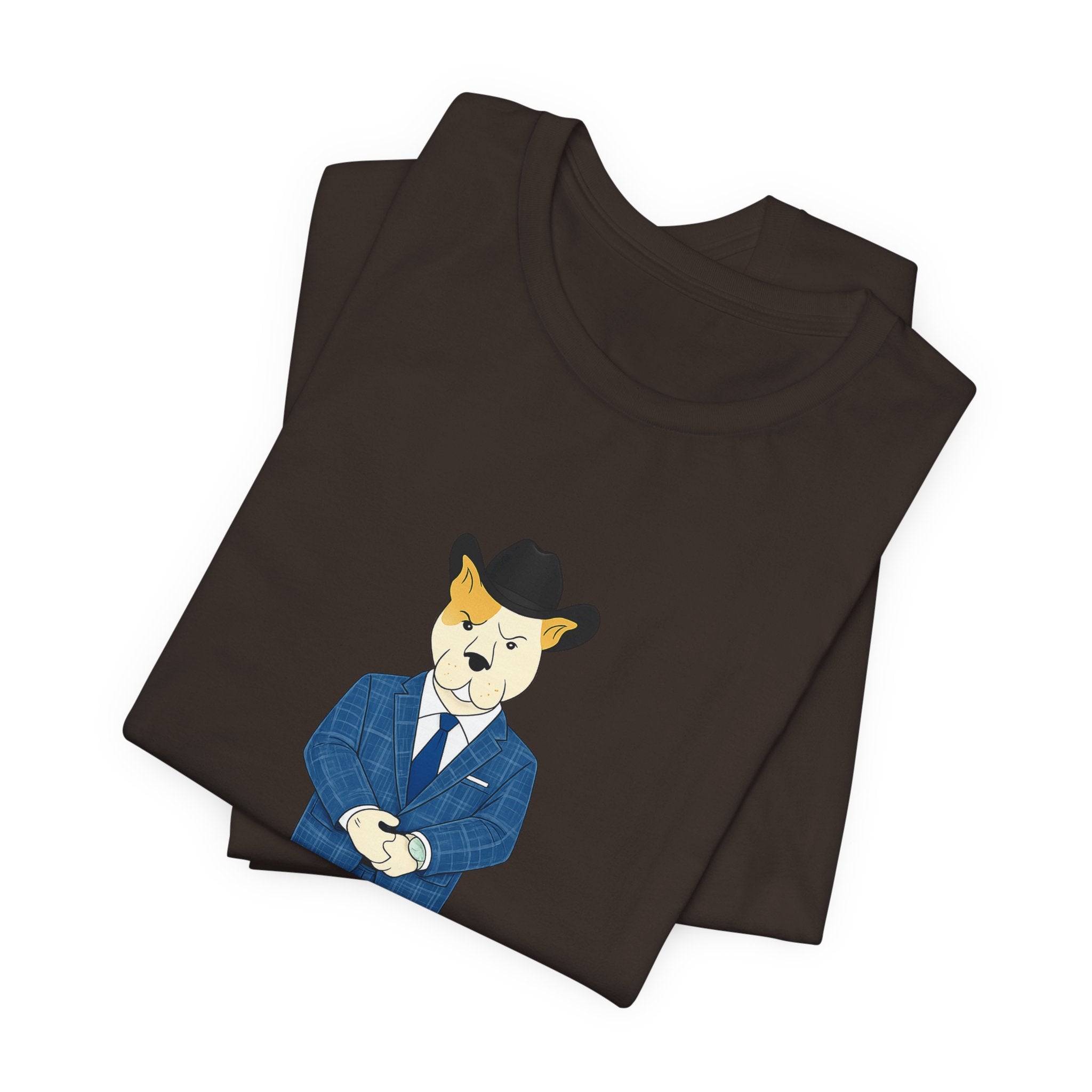 Sneakydog Inc. Cowboy Suit Graphic — Vintage Short Sleeve T-Shirt