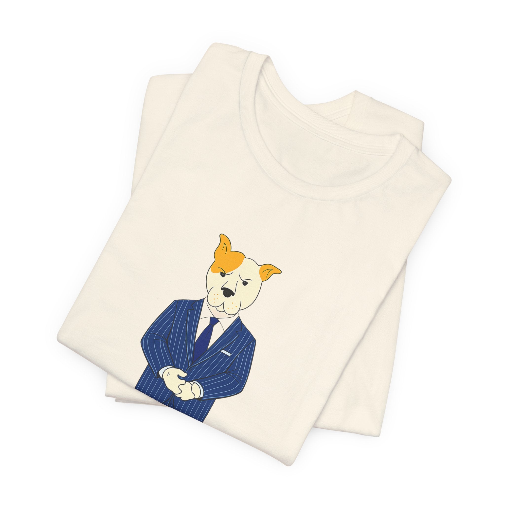 Sneakydog Inc. CEO Suit Graphic — Vintage Short Sleeve T-Shirt