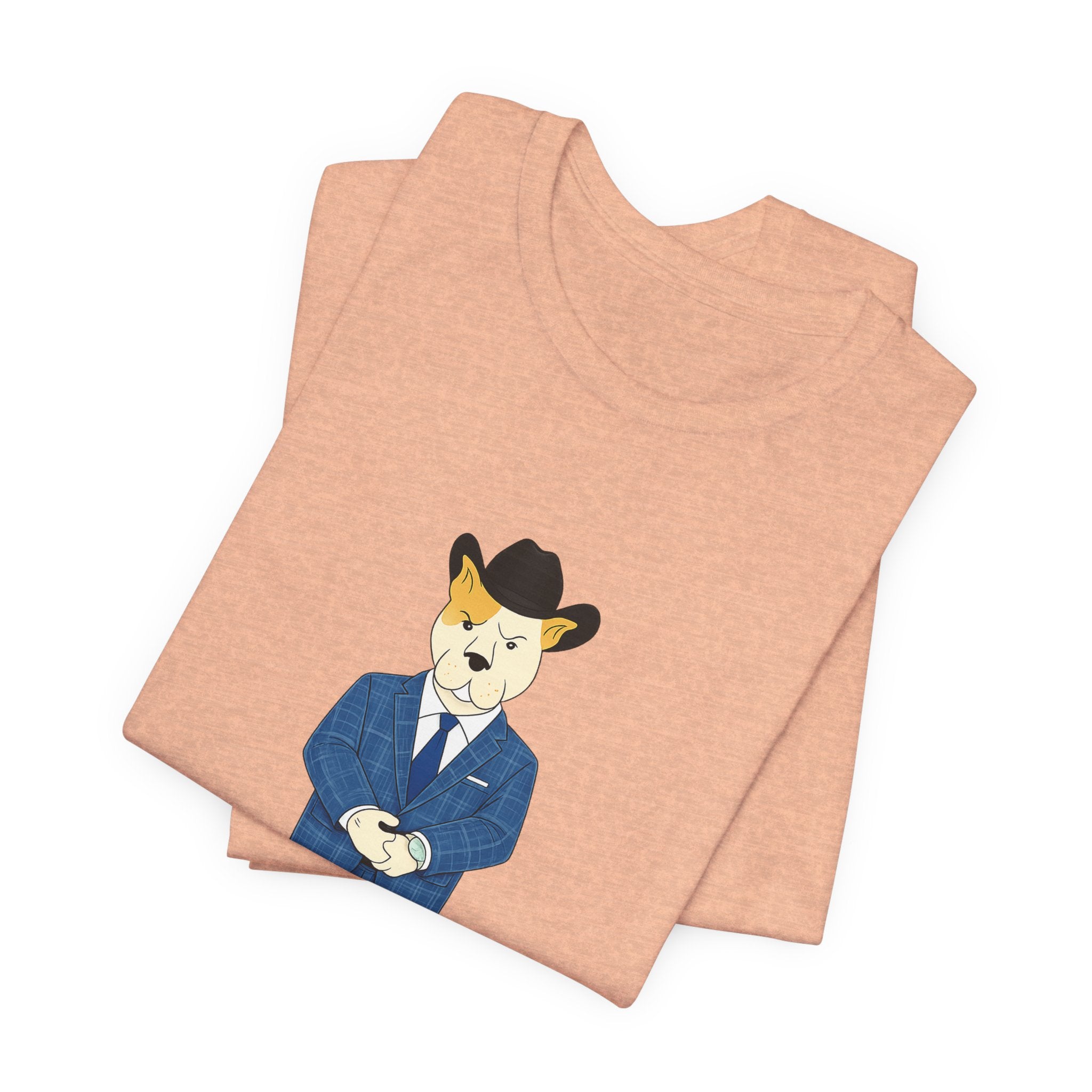 Sneakydog Inc. Cowboy Suit Graphic — Vintage Short Sleeve T-Shirt
