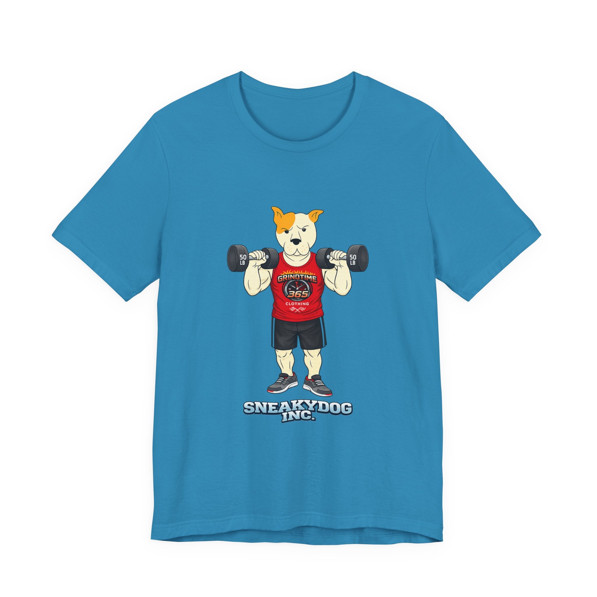 Sneakydog Inc. Workout Red GT365 Graphic — Vintage Short Sleeve T-Shirt