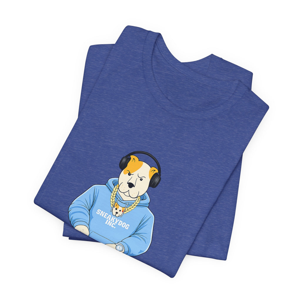 Sneakydog Inc. DJ Graphic — Vintage Short Sleeve T-Shirt