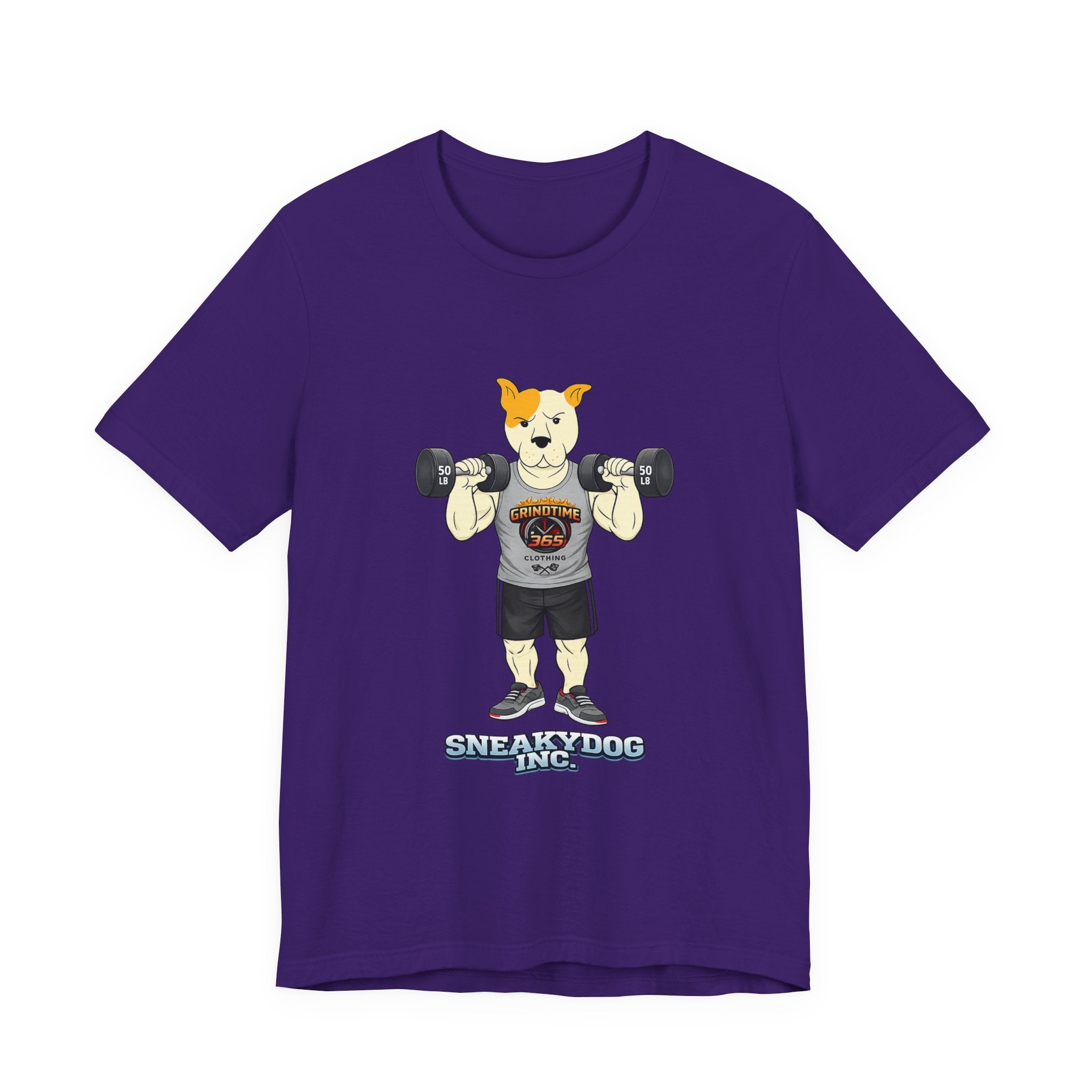 Sneakydog Inc. Workout Grey GT365 Graphic — Vintage Short Sleeve T-Shirt