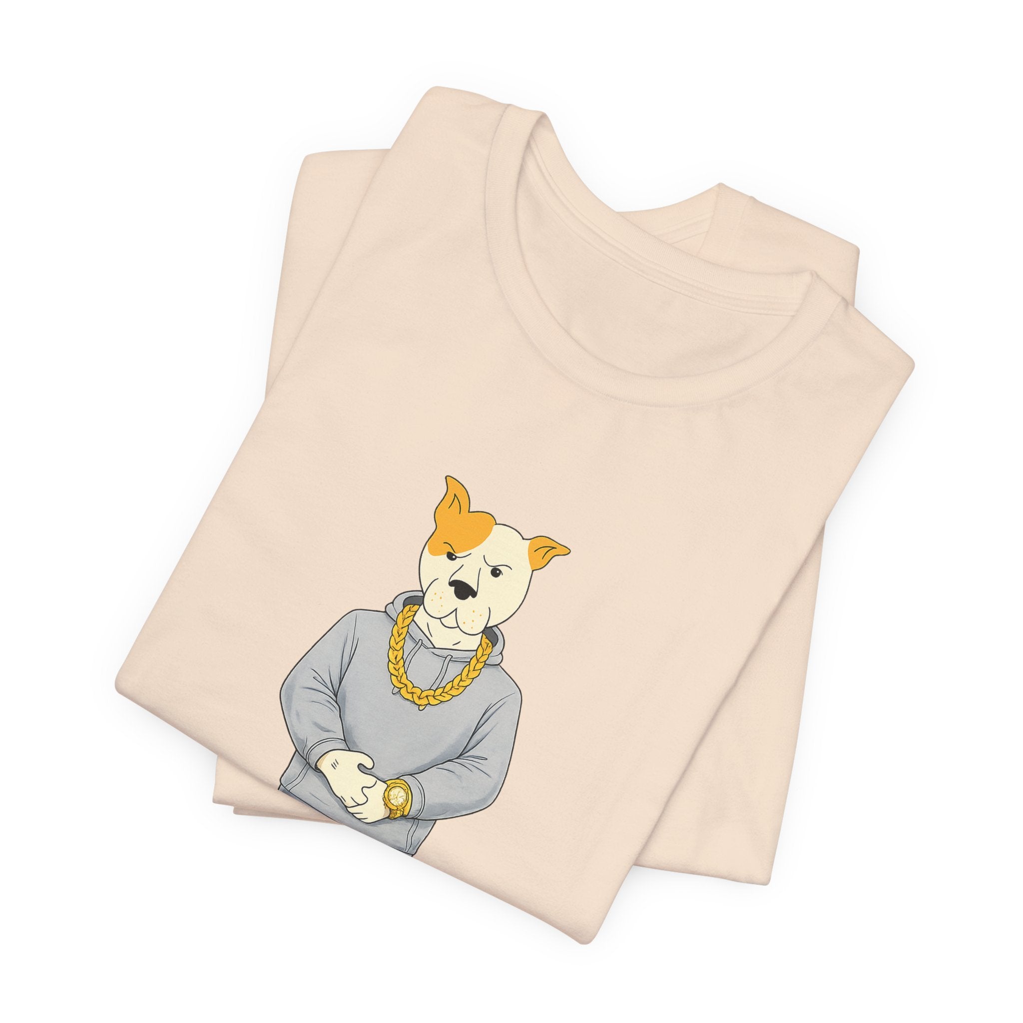 Sneakydog Inc. Grey Hoodie — Vintage Short Sleeve T-Shirt