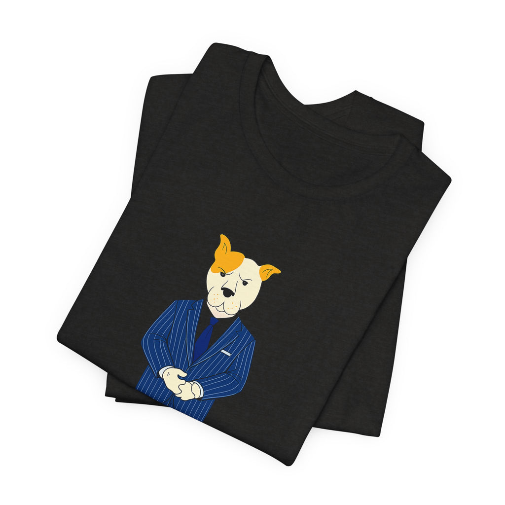 Sneakydog Inc. CEO Suit Graphic — Vintage Short Sleeve T-Shirt