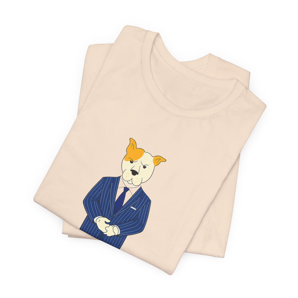 Sneakydog Inc. CEO Suit Graphic — Vintage Short Sleeve T-Shirt