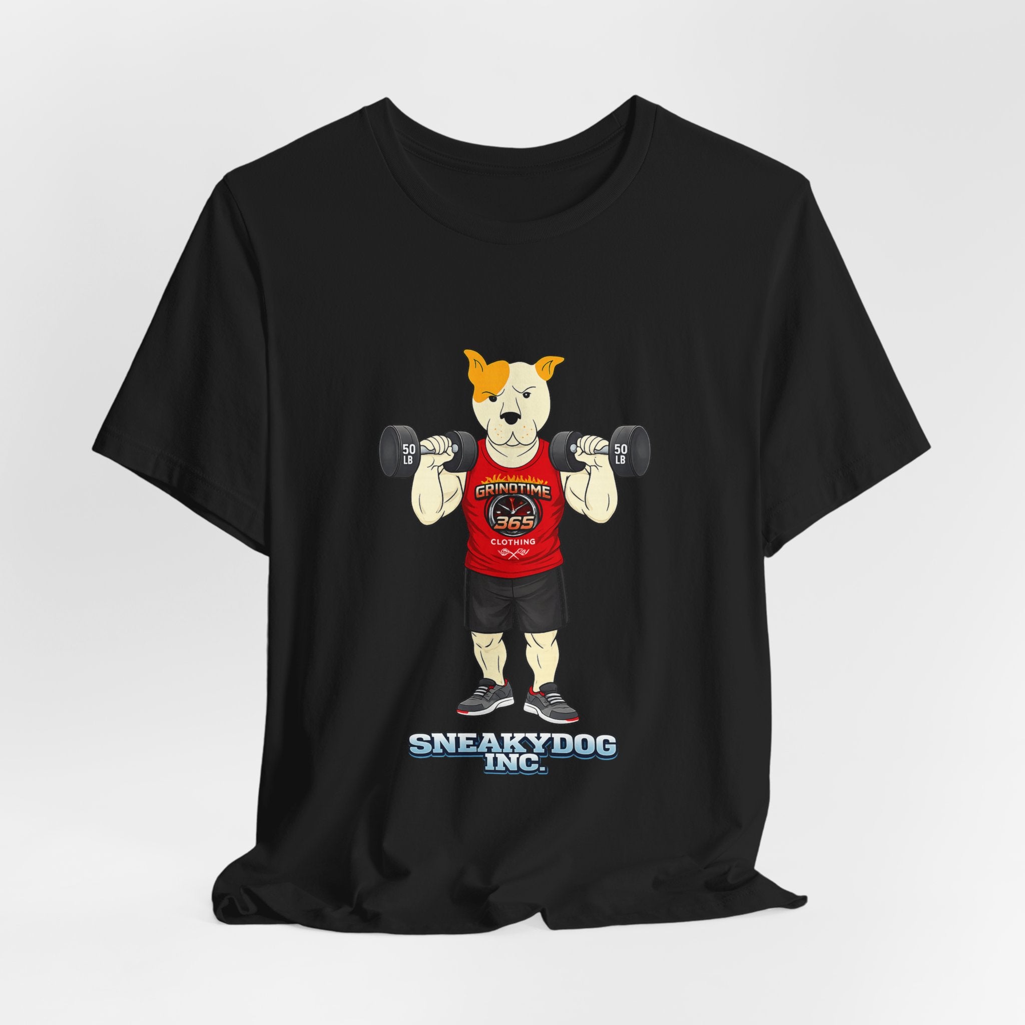 Sneakydog Inc. Workout Red GT365 Graphic — Vintage Short Sleeve T-Shirt