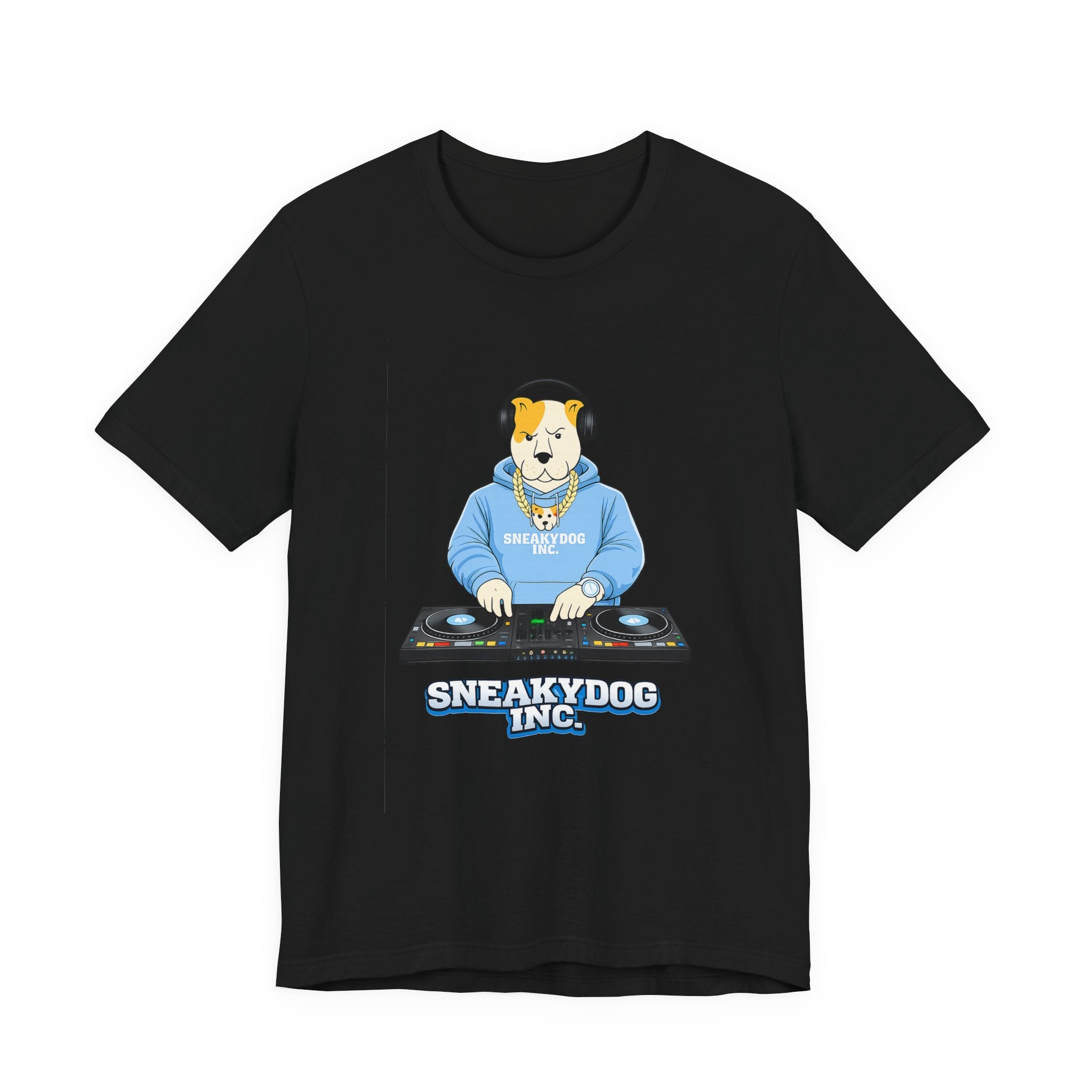 Sneakydog Inc. DJ Graphic — Vintage Short Sleeve T-Shirt