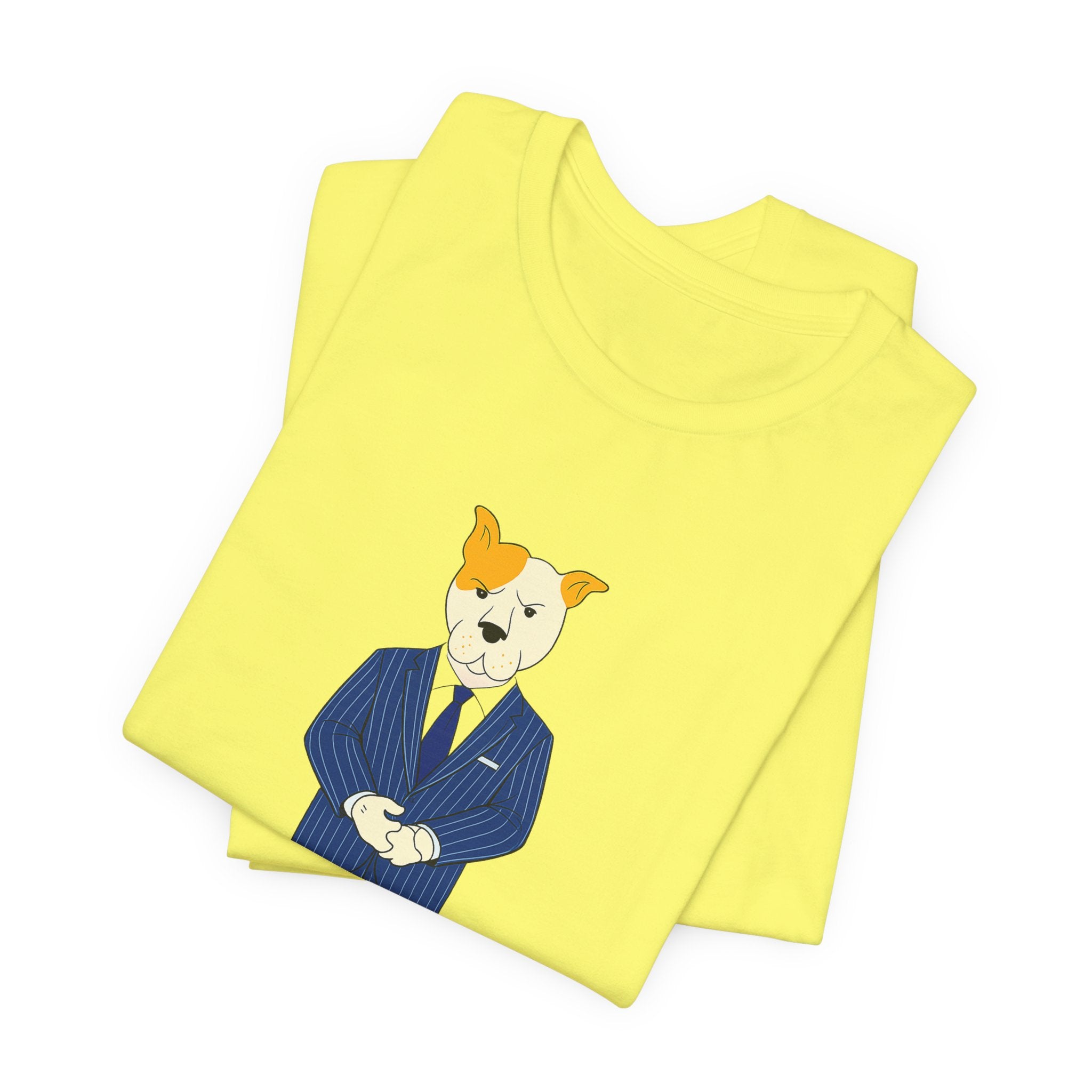 Sneakydog Inc. CEO Suit Graphic — Vintage Short Sleeve T-Shirt