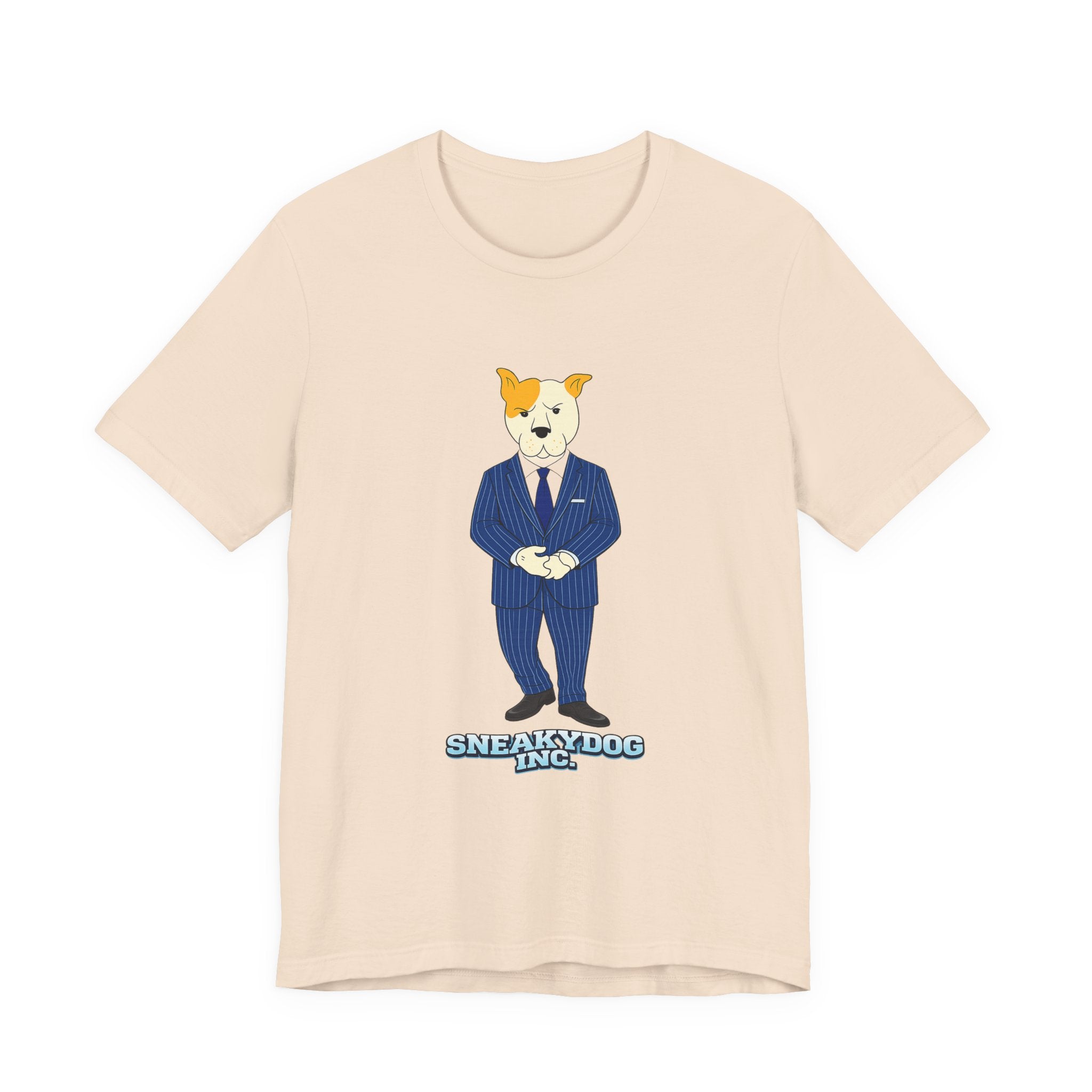 Sneakydog Inc. CEO Suit Graphic — Vintage Short Sleeve T-Shirt