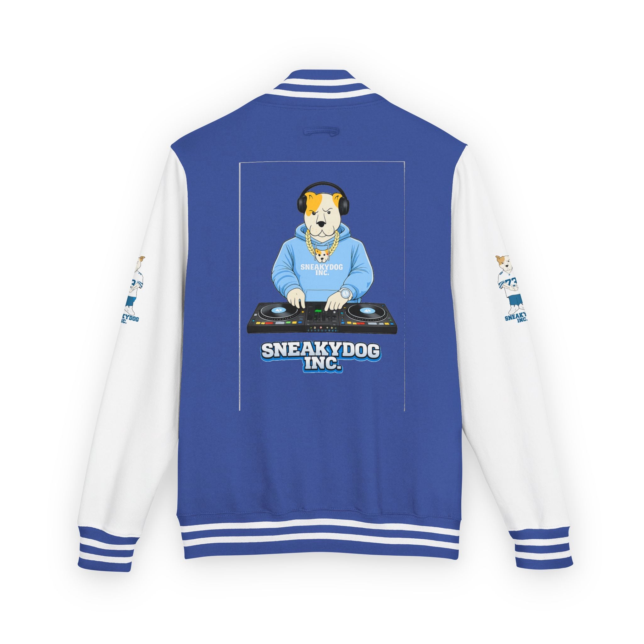 Sneakydog Inc. DJ Letterman Jacket —  Corgi Varsity Jacket