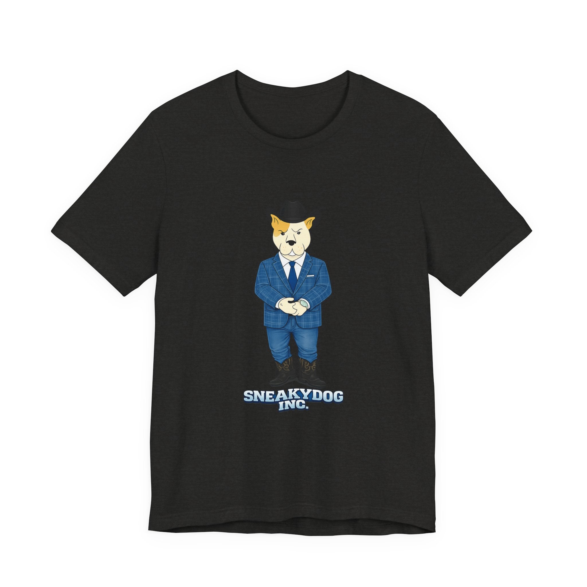 Sneakydog Inc. Cowboy Suit Graphic — Vintage Short Sleeve T-Shirt