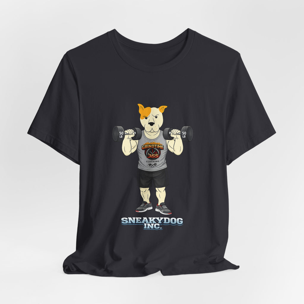 Sneakydog Inc. Workout Grey GT365 Graphic — Vintage Short Sleeve T-Shirt