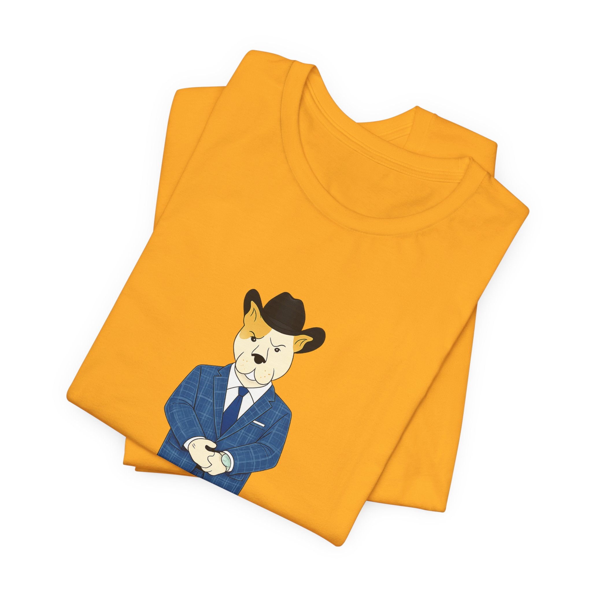 Sneakydog Inc. Cowboy Suit Graphic — Vintage Short Sleeve T-Shirt