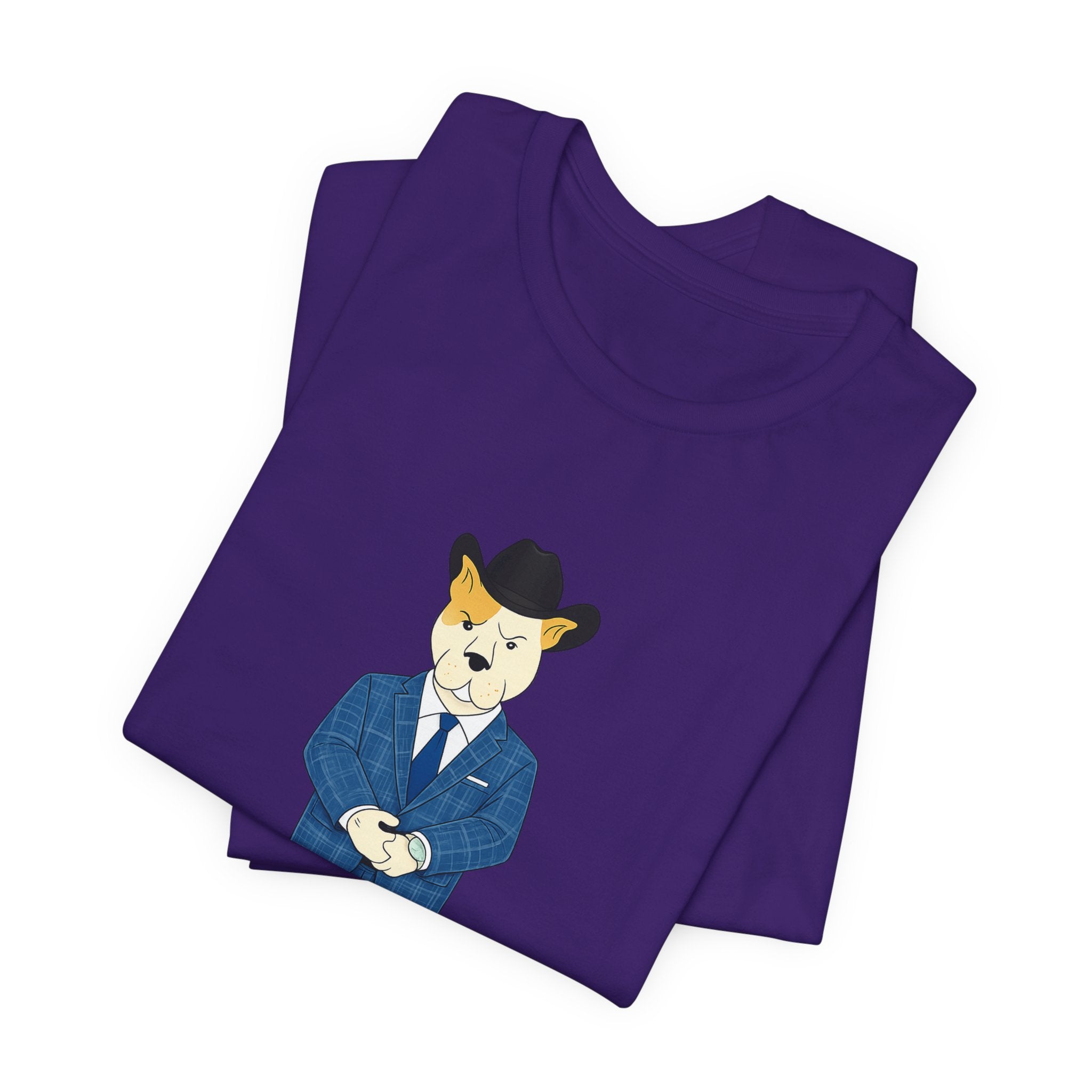 Sneakydog Inc. Cowboy Suit Graphic — Vintage Short Sleeve T-Shirt