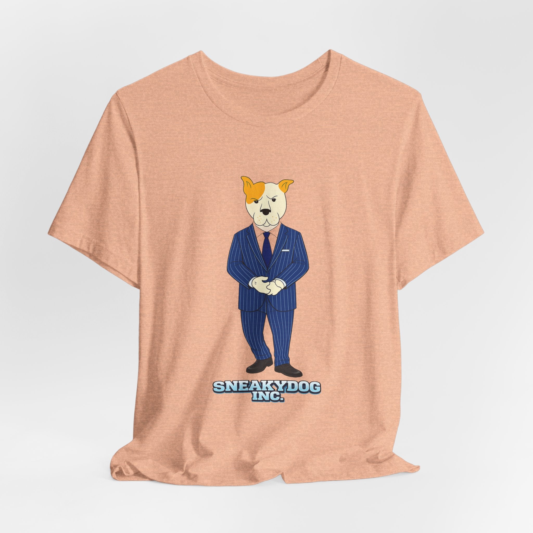 Sneakydog Inc. CEO Suit Graphic — Vintage Short Sleeve T-Shirt