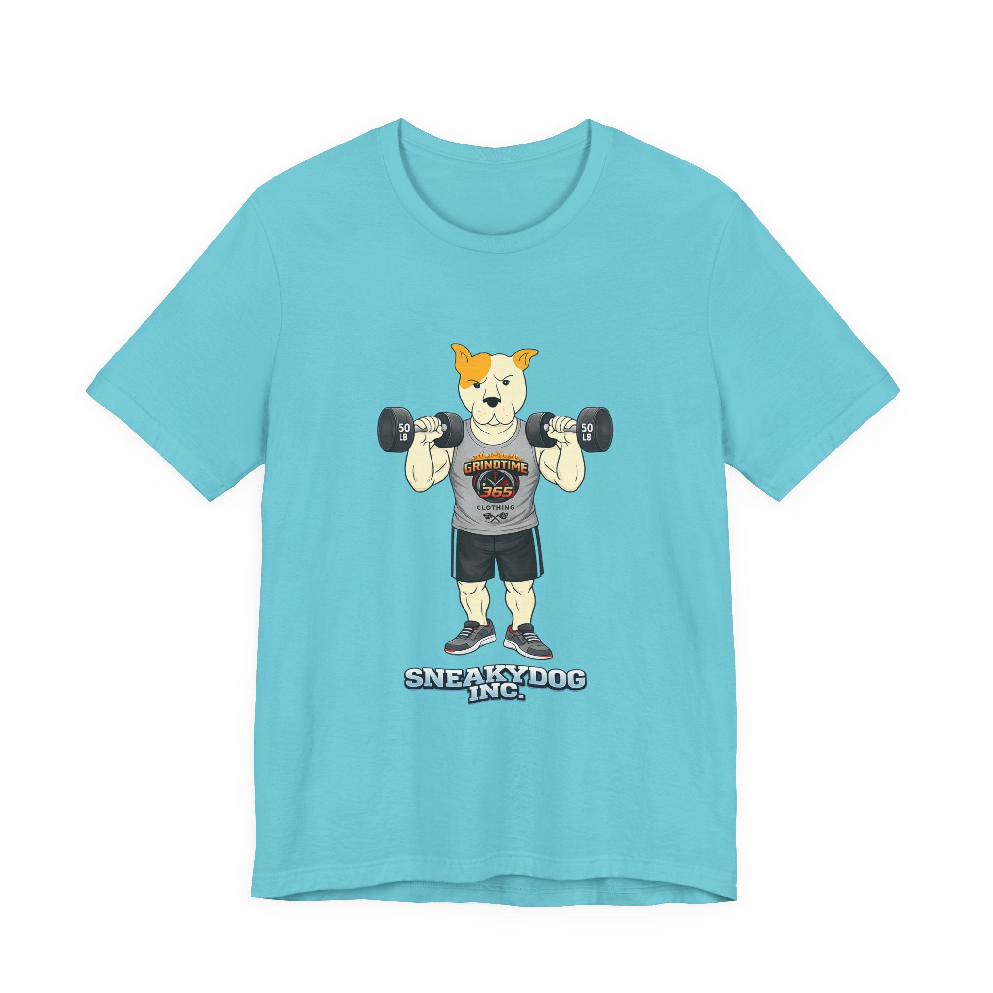 Sneakydog Inc. Workout Grey GT365 Graphic — Vintage Short Sleeve T-Shirt