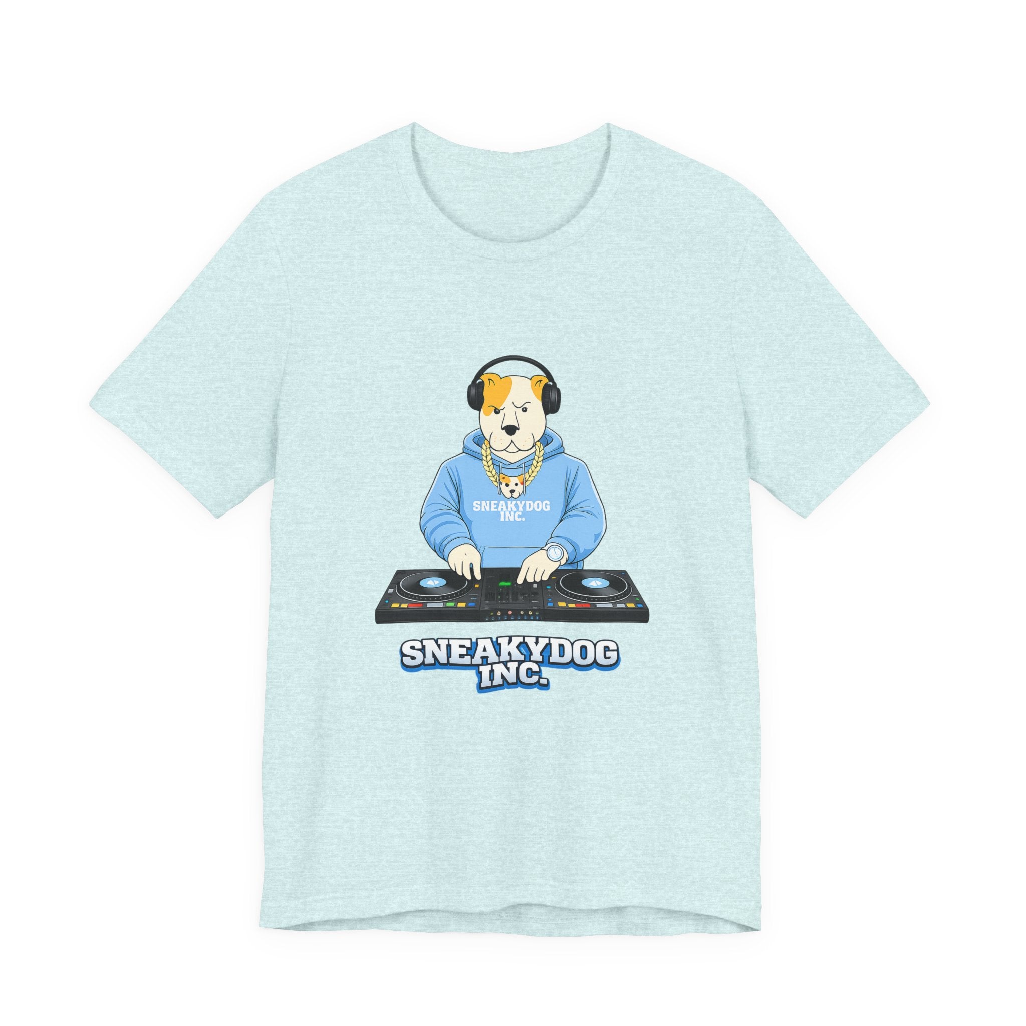 Sneakydog Inc. DJ Graphic — Vintage Short Sleeve T-Shirt