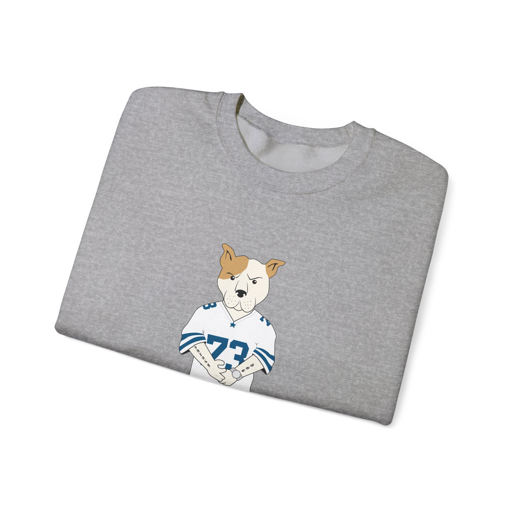 Sneakydog Inc. Football Jersey Crewneck Sweatshirt – Vintage Graphic