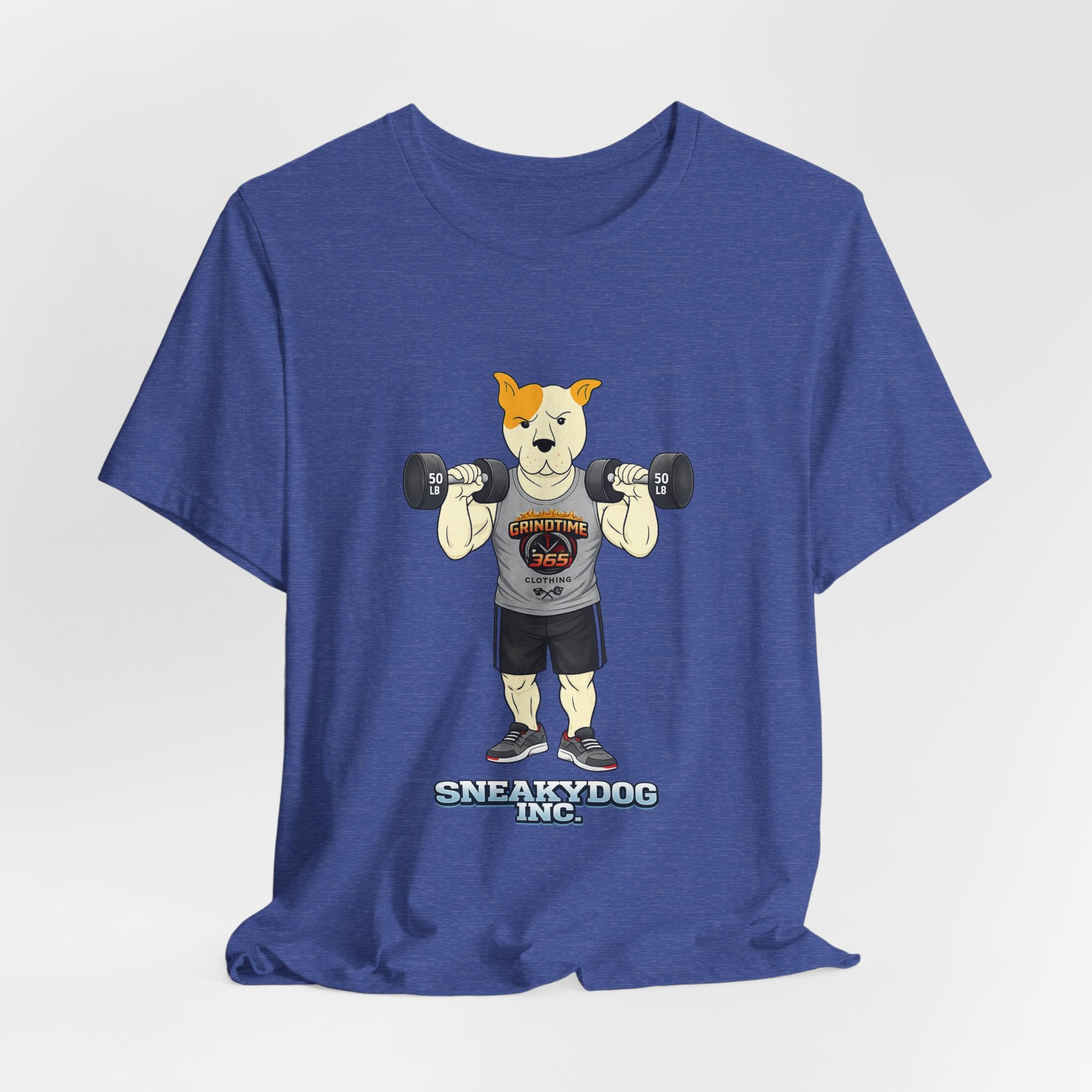 Sneakydog Inc. Workout Grey GT365 Graphic — Vintage Short Sleeve T-Shirt