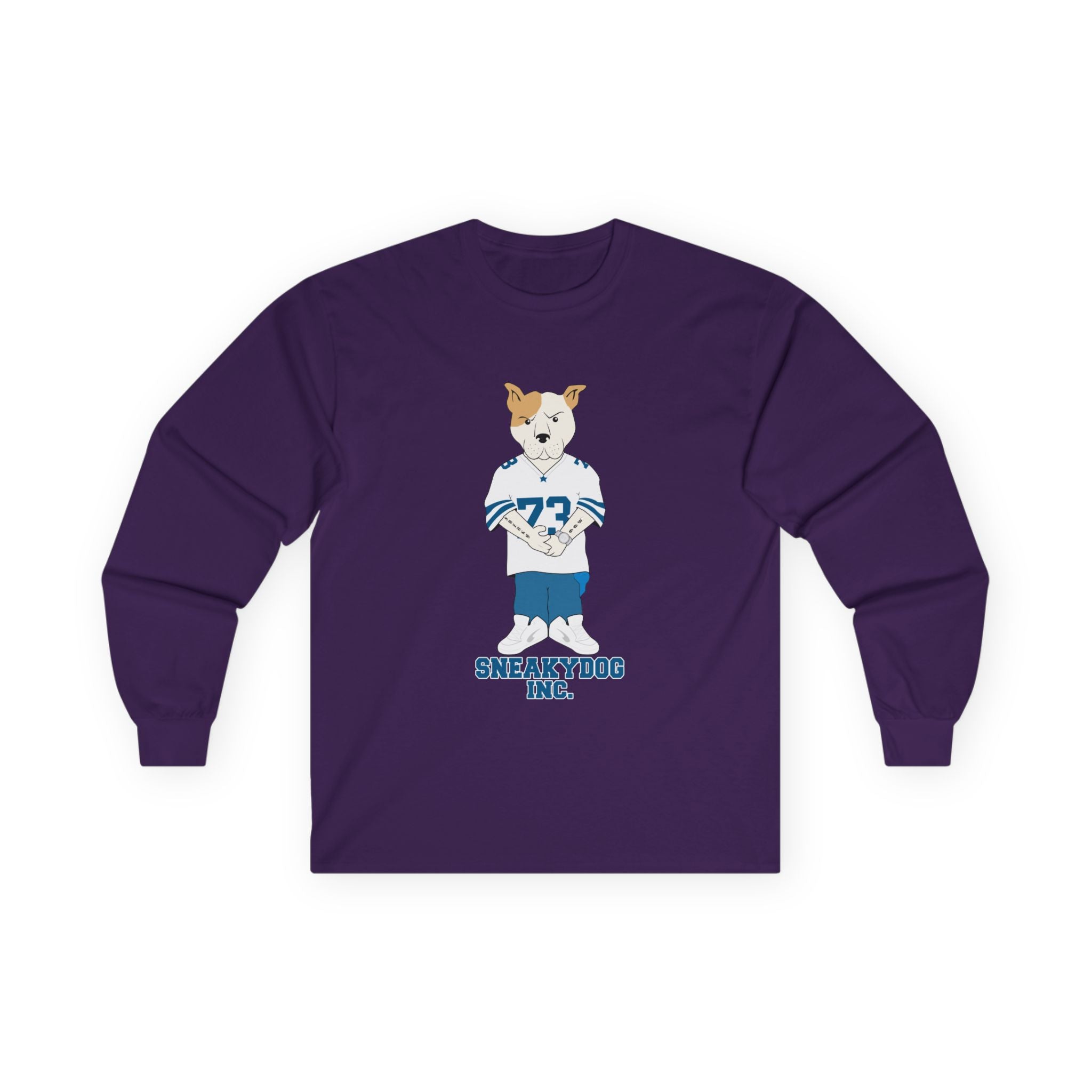 Sneakydog Inc. Football Jersey Graphic - Long Sleeve Tee