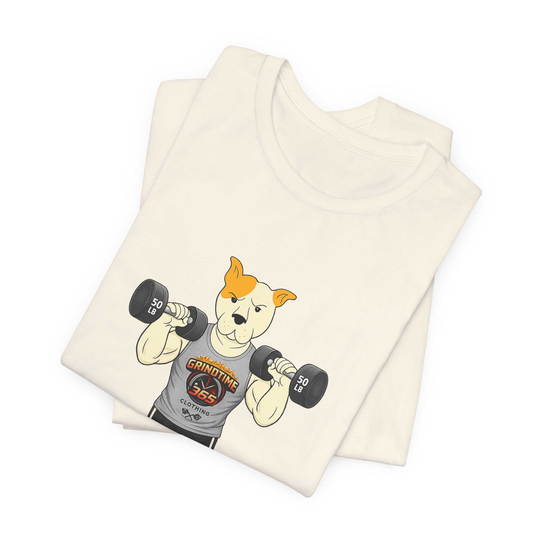 Sneakydog Inc. Workout Grey GT365 Graphic — Vintage Short Sleeve T-Shirt