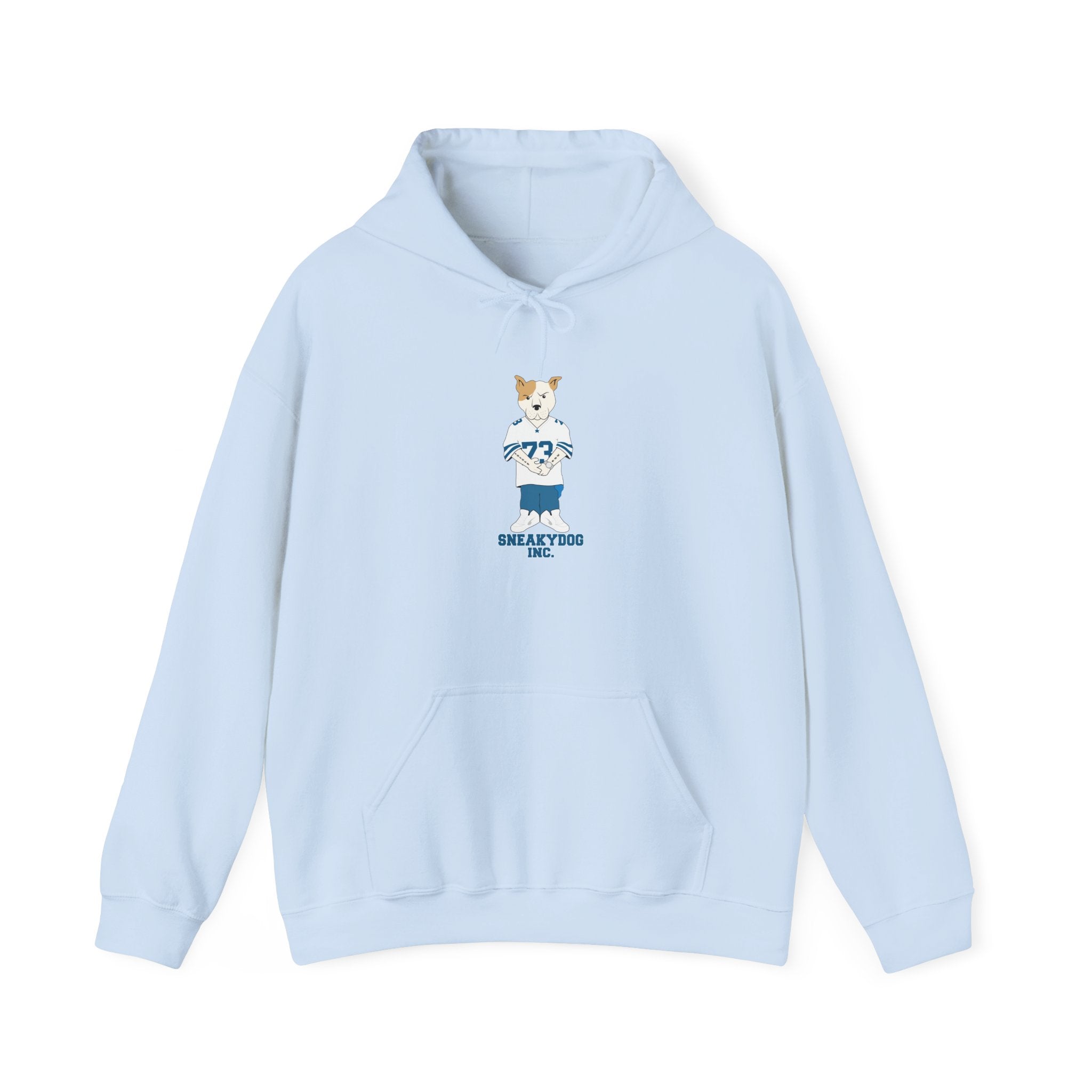 Sneakydog Inc. Football Jersey Graphic - Corgi Crew Hoodie