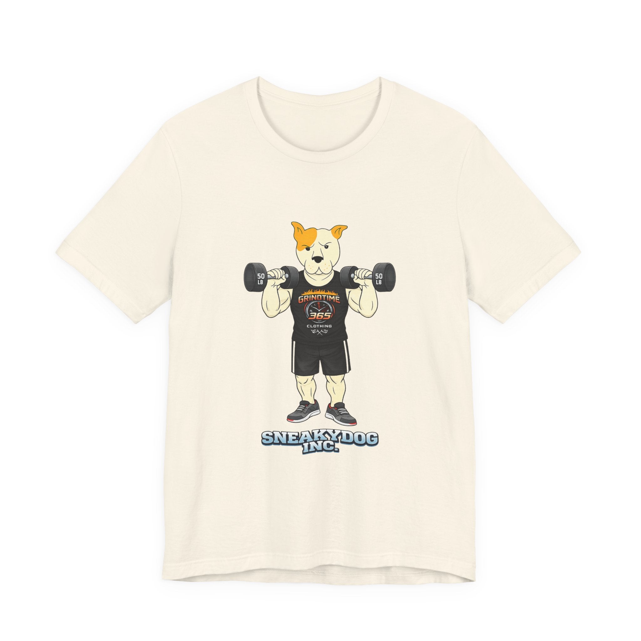 Sneakydog Inc. Workout Black GT365 Graphic — Vintage Short Sleeve T-Shirt