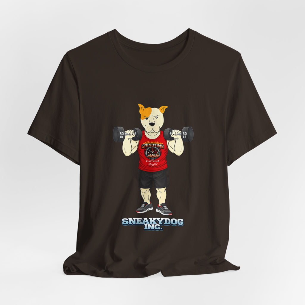 Sneakydog Inc. Workout Red GT365 Graphic — Vintage Short Sleeve T-Shirt